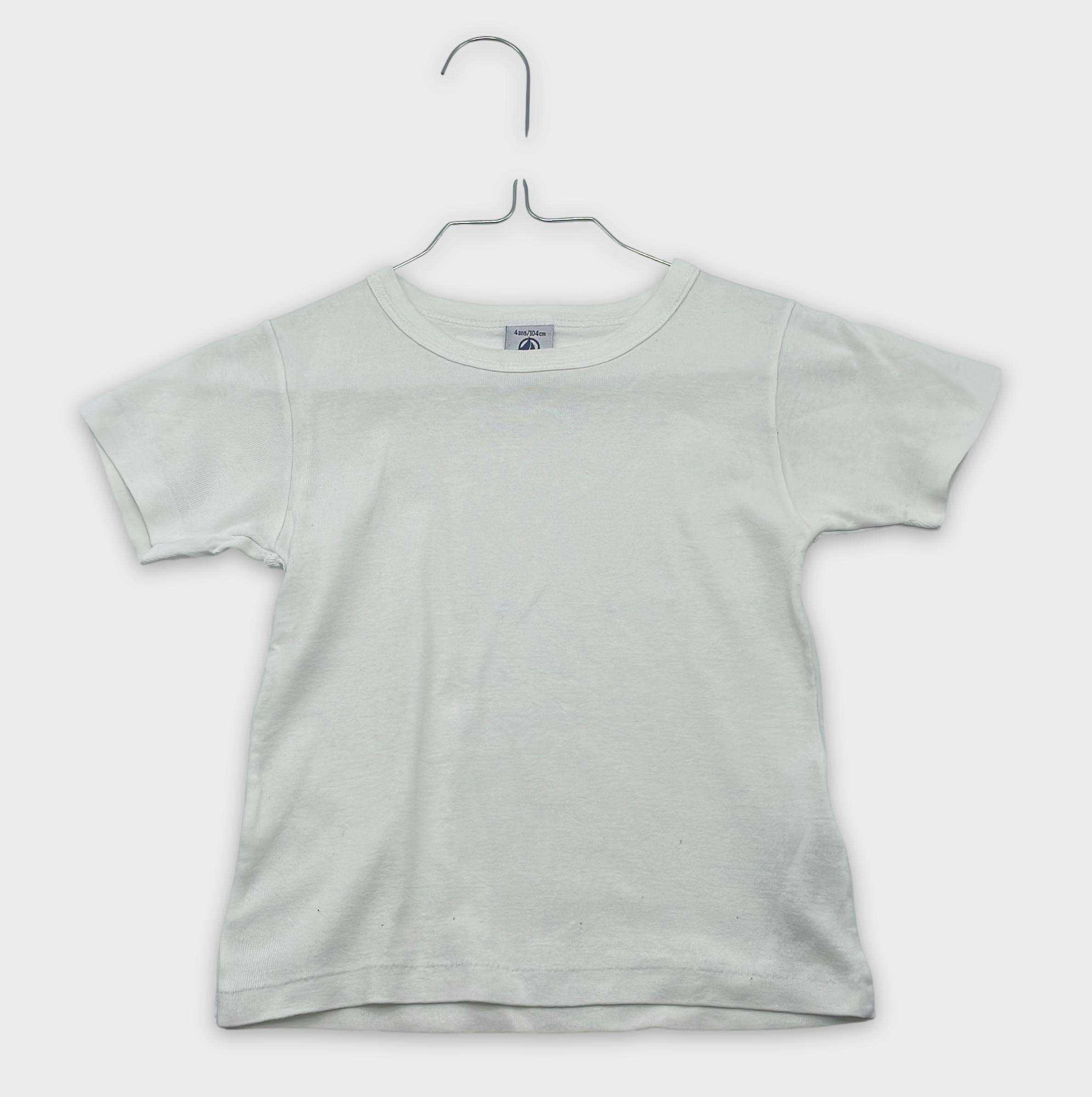 0-T-shirt manches courtes Petit Bateau 4 ans