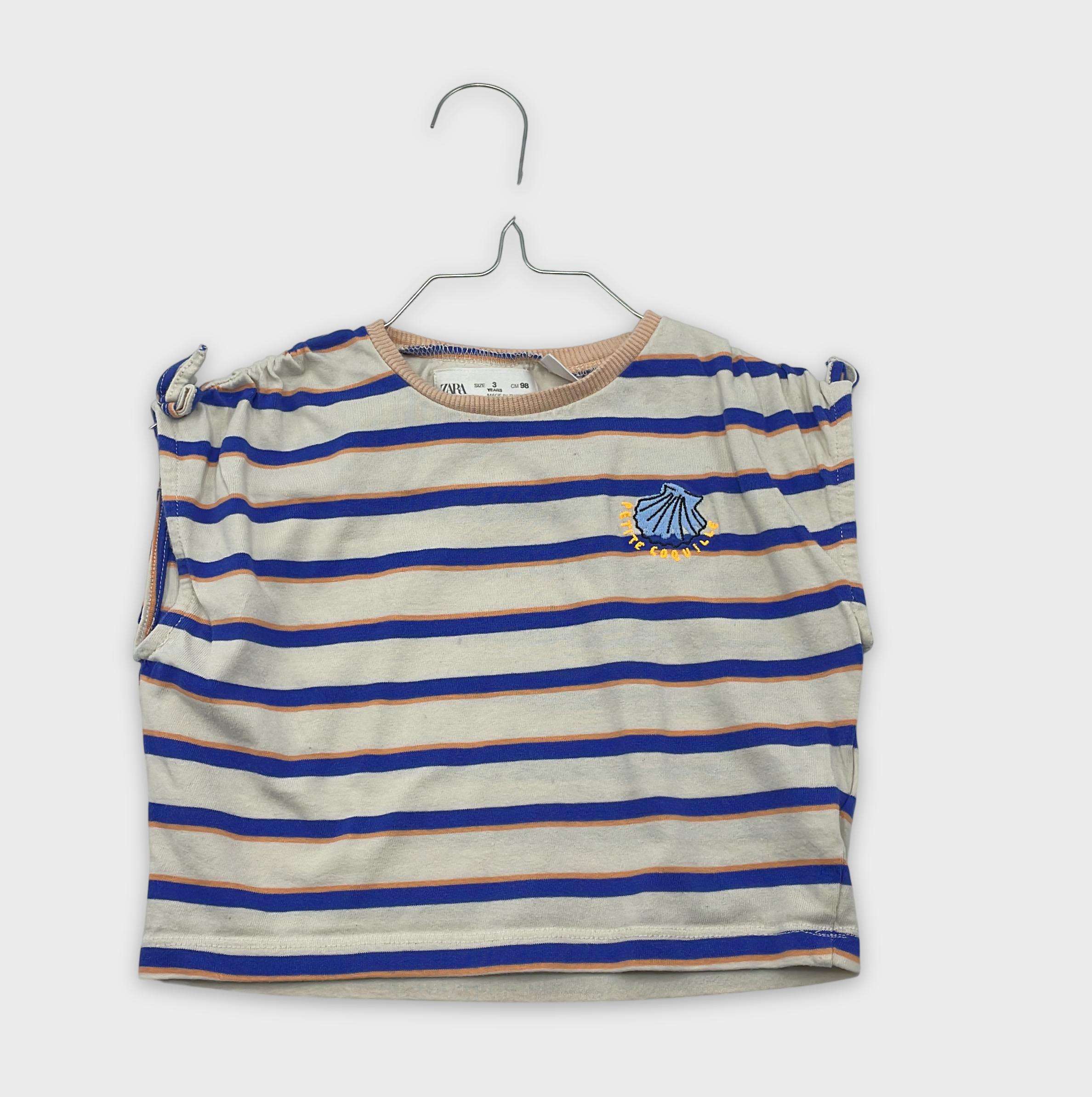 0-T-shirt manches courtes Zara Kids 3 ans