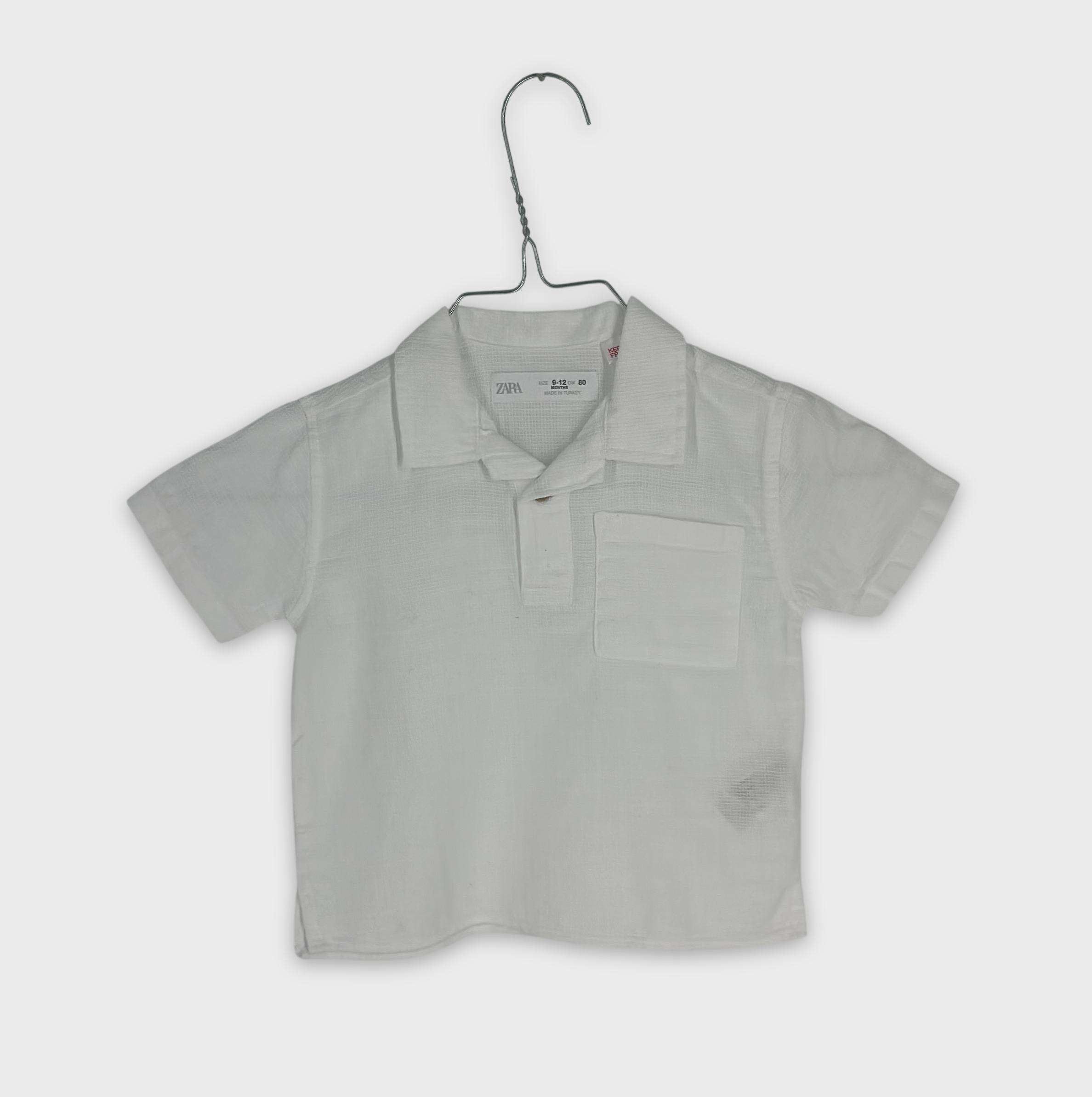 0-Chemise/blouse Zara Baby 9-12 Mois