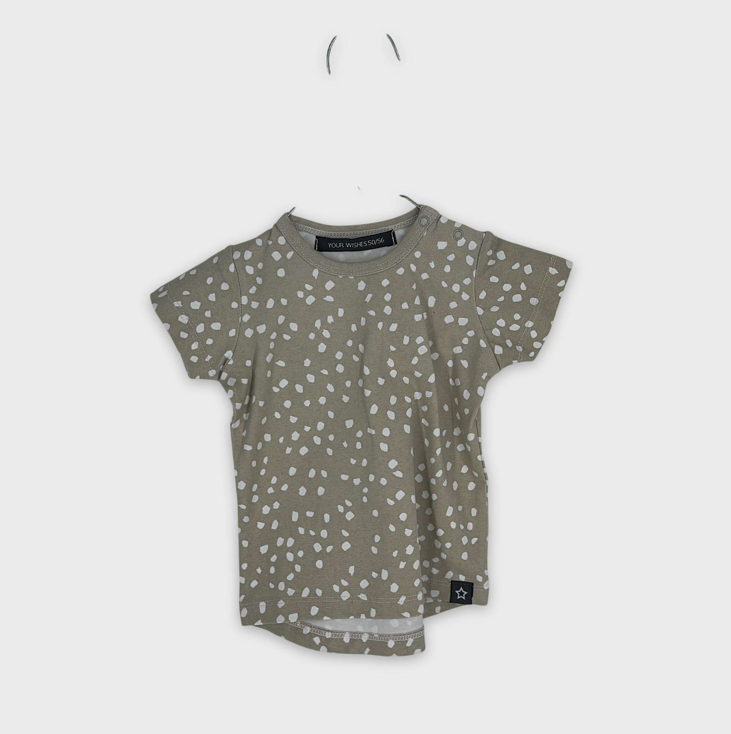 0-T-shirt manches courtes Your wishes 0-1 Mois