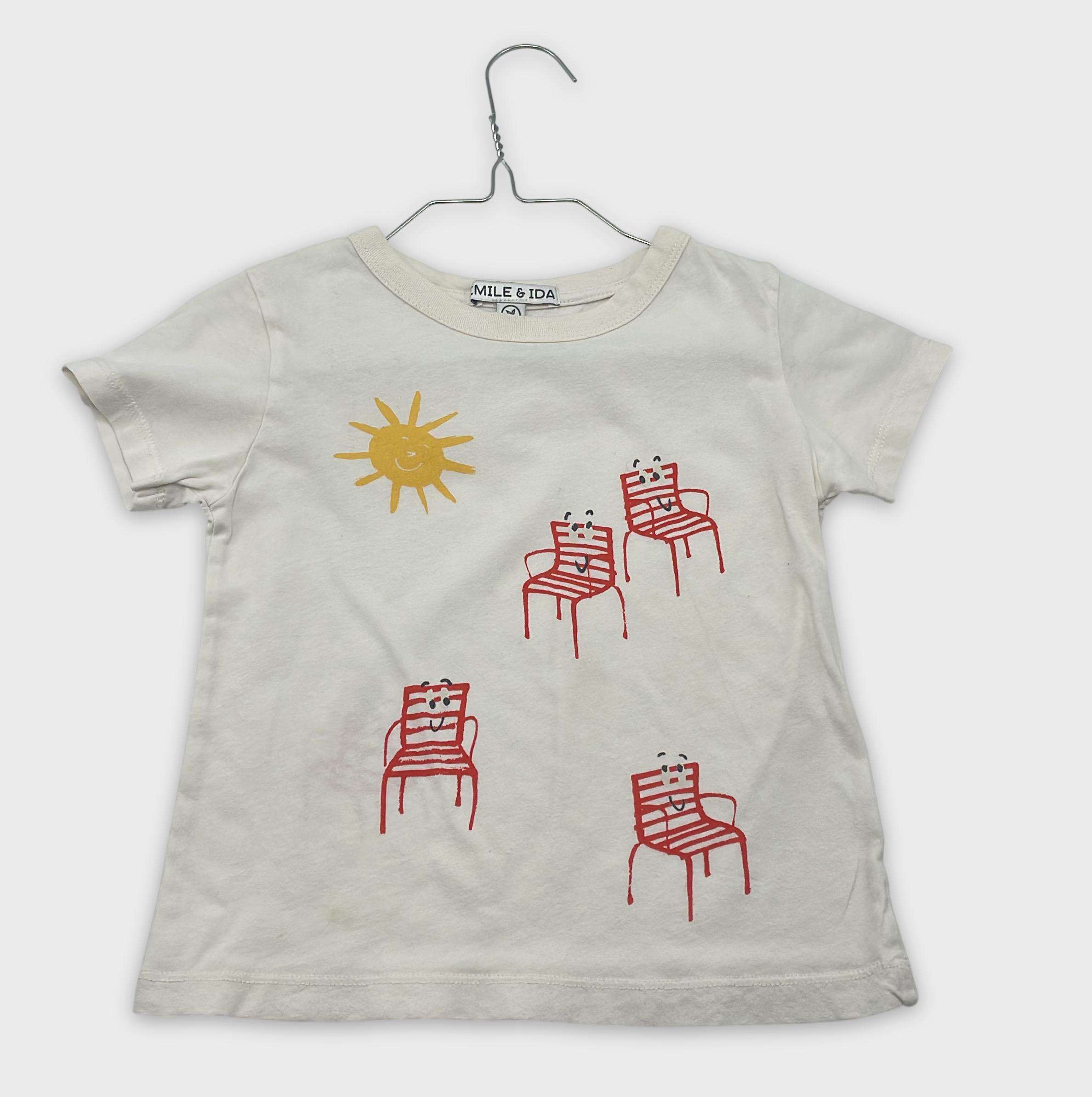 0-T-shirt manches courtes Emile & Ida 4 ans