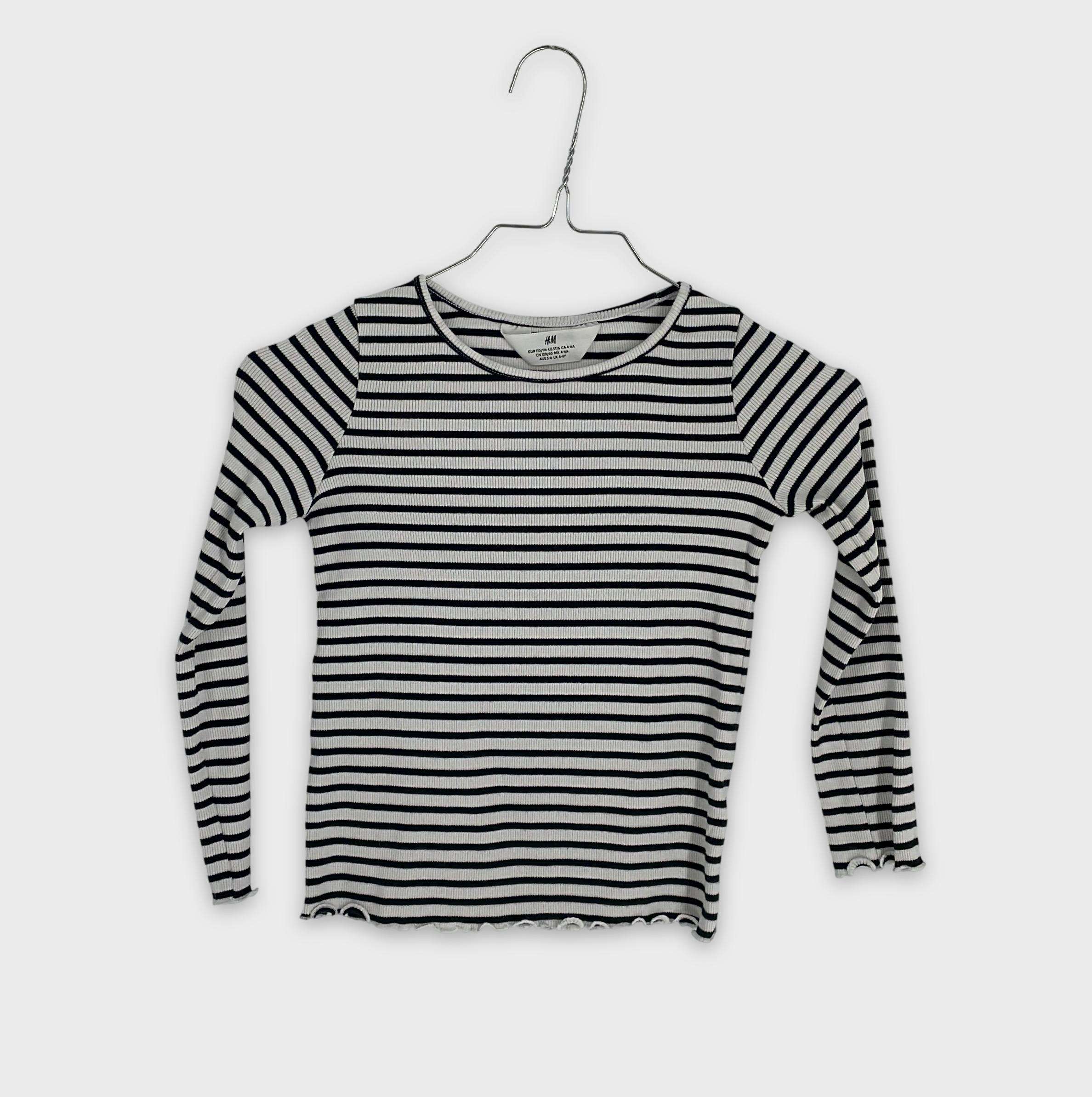 0-T-shirt manches longues H&M 4-6 Ans
