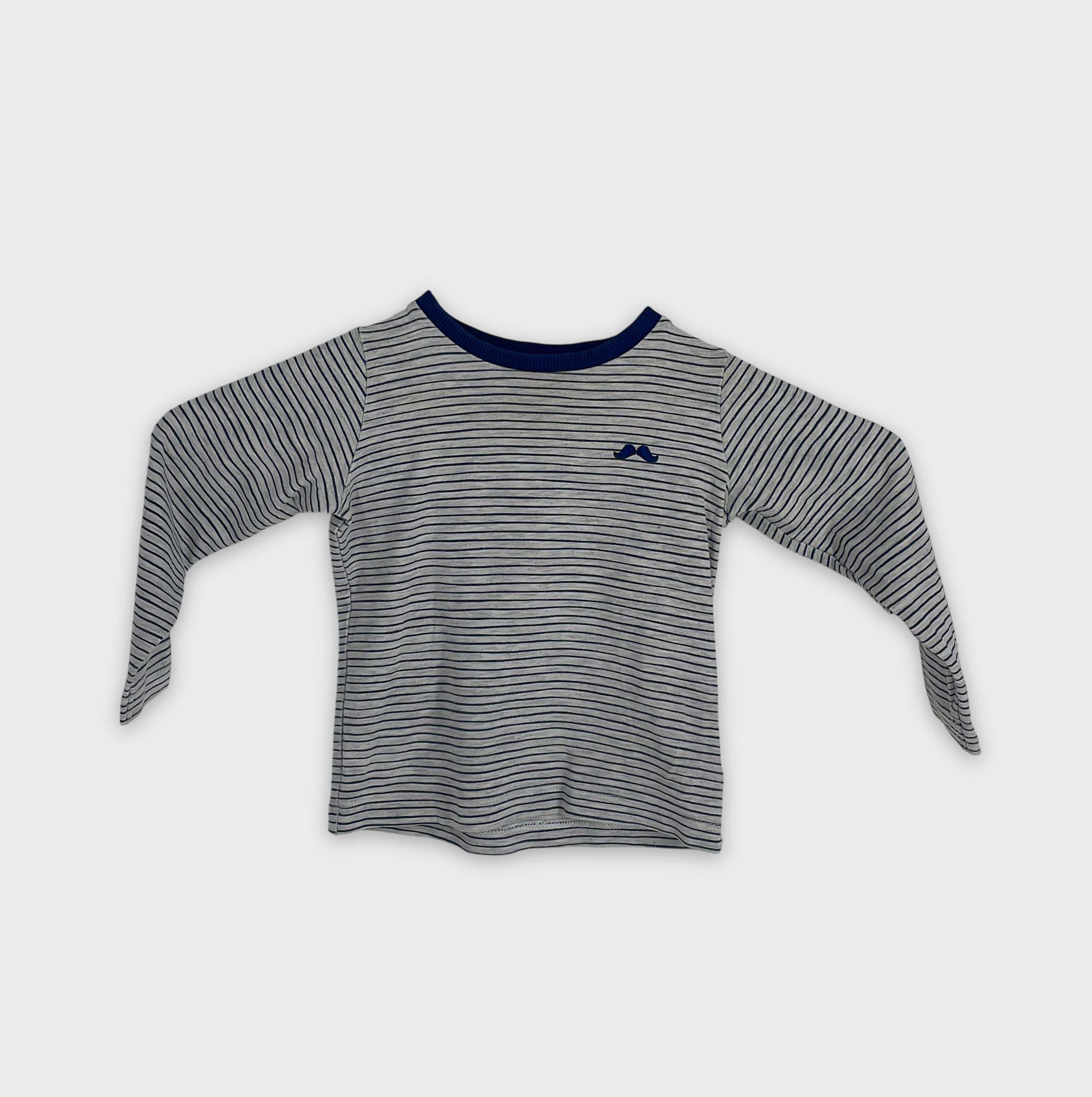0-T-shirt manches longues Jbc 9 mois