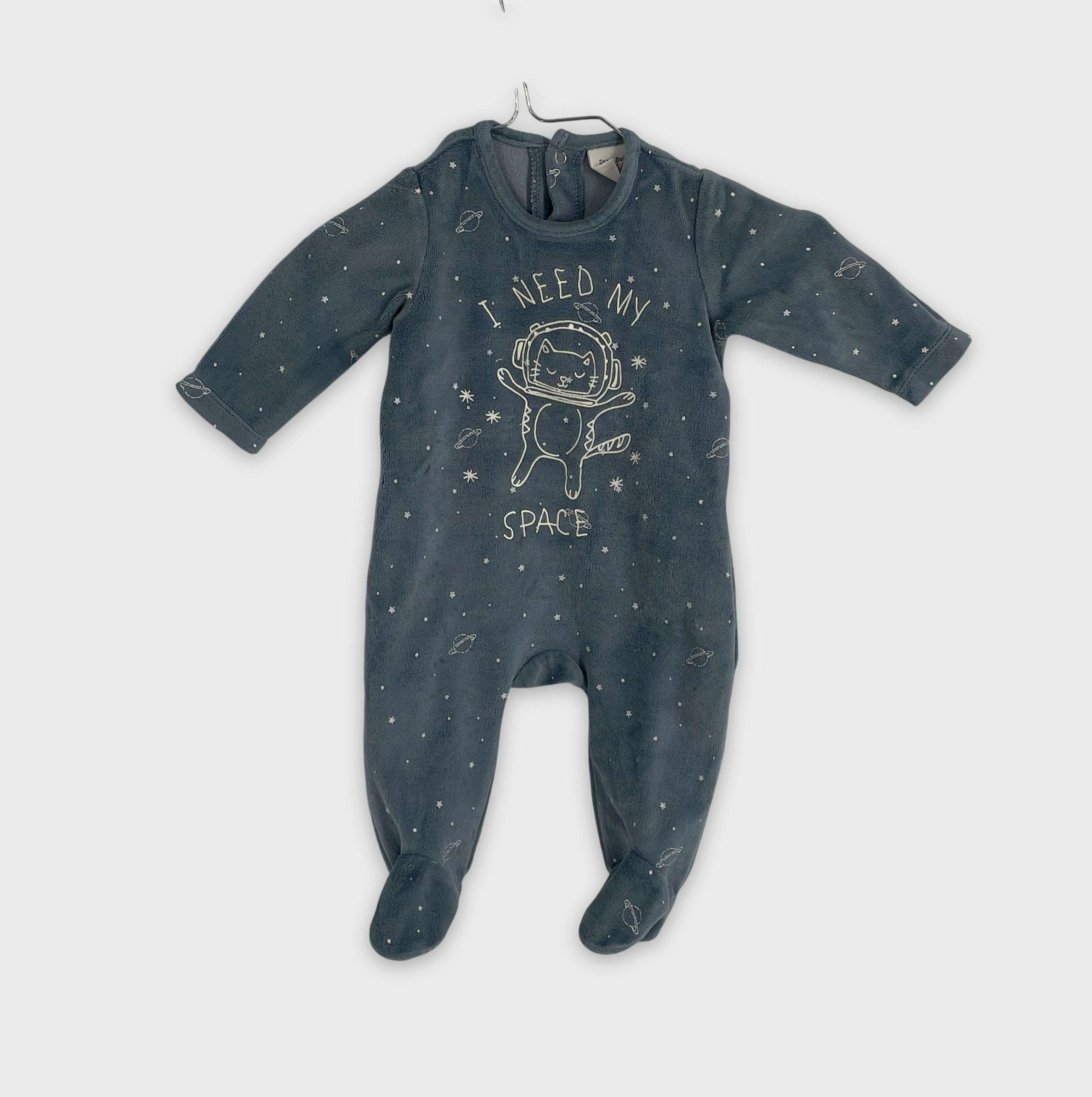 0-Pyjama long Zara Baby 1-3 Mois