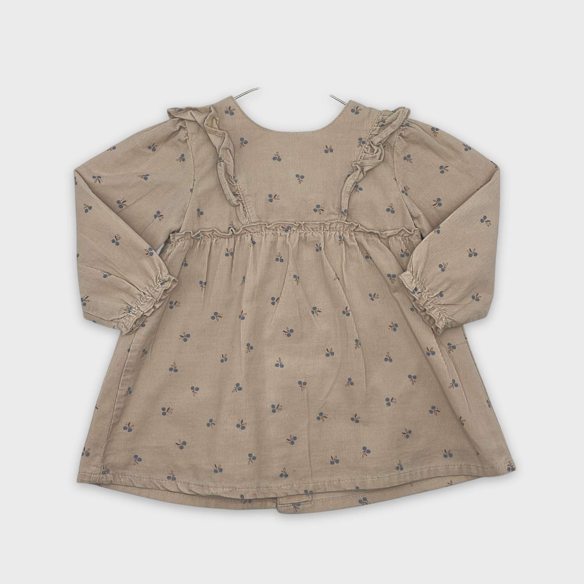 0-Robe Zara Baby 6-9 Mois