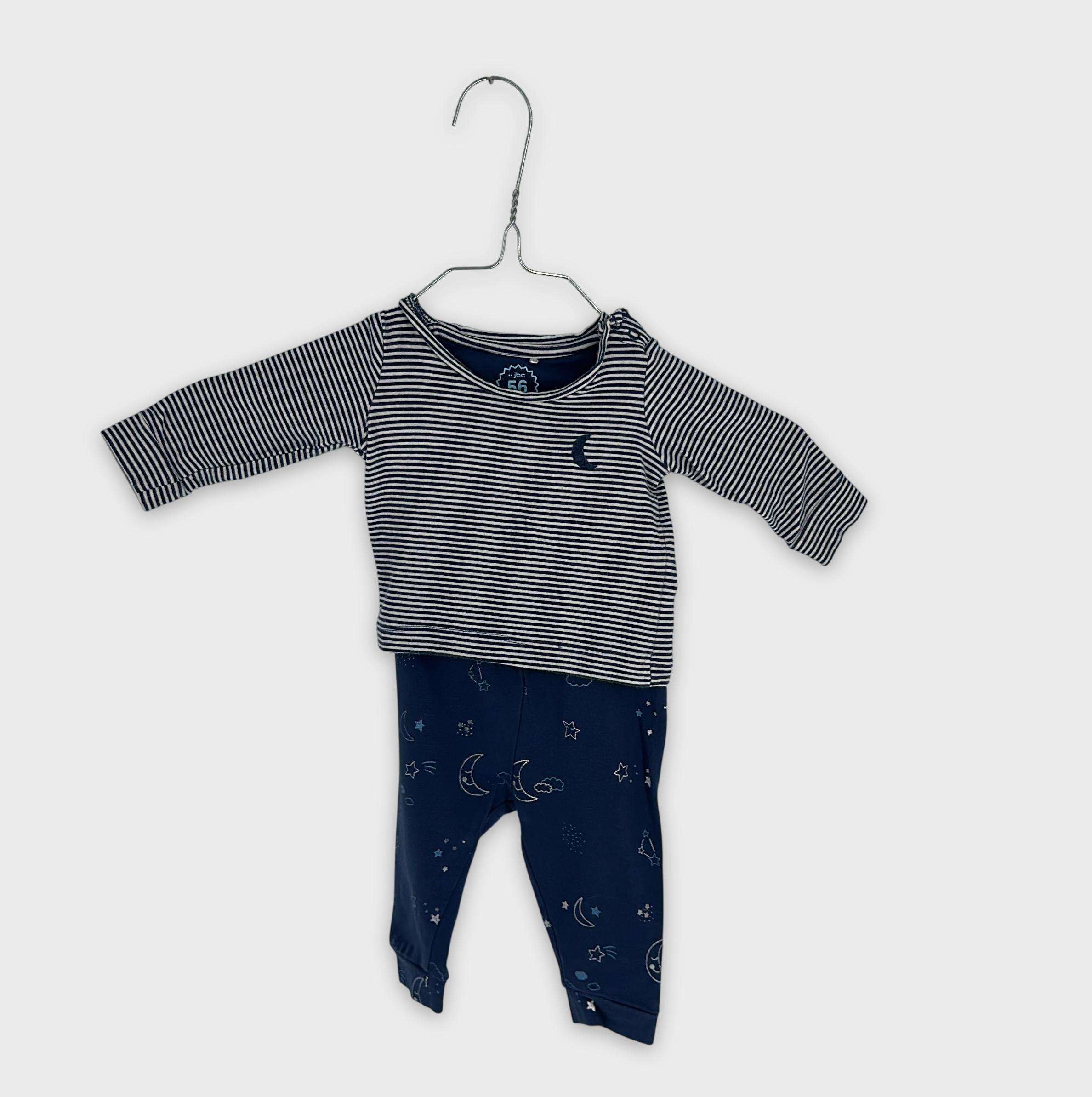 0-Pyjama long Jbc 1 mois