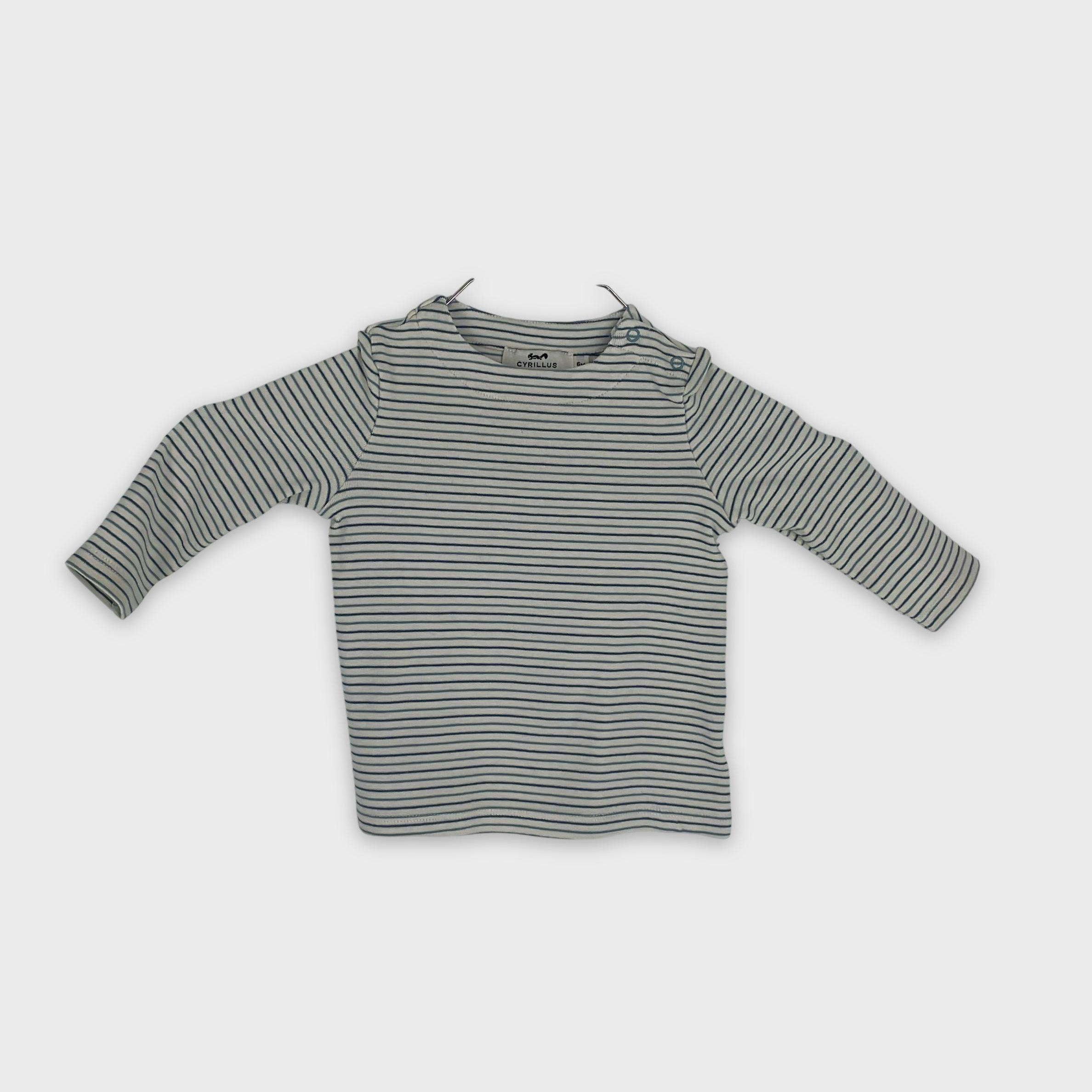 0-T-shirt manches longues Cyrillus 6 mois