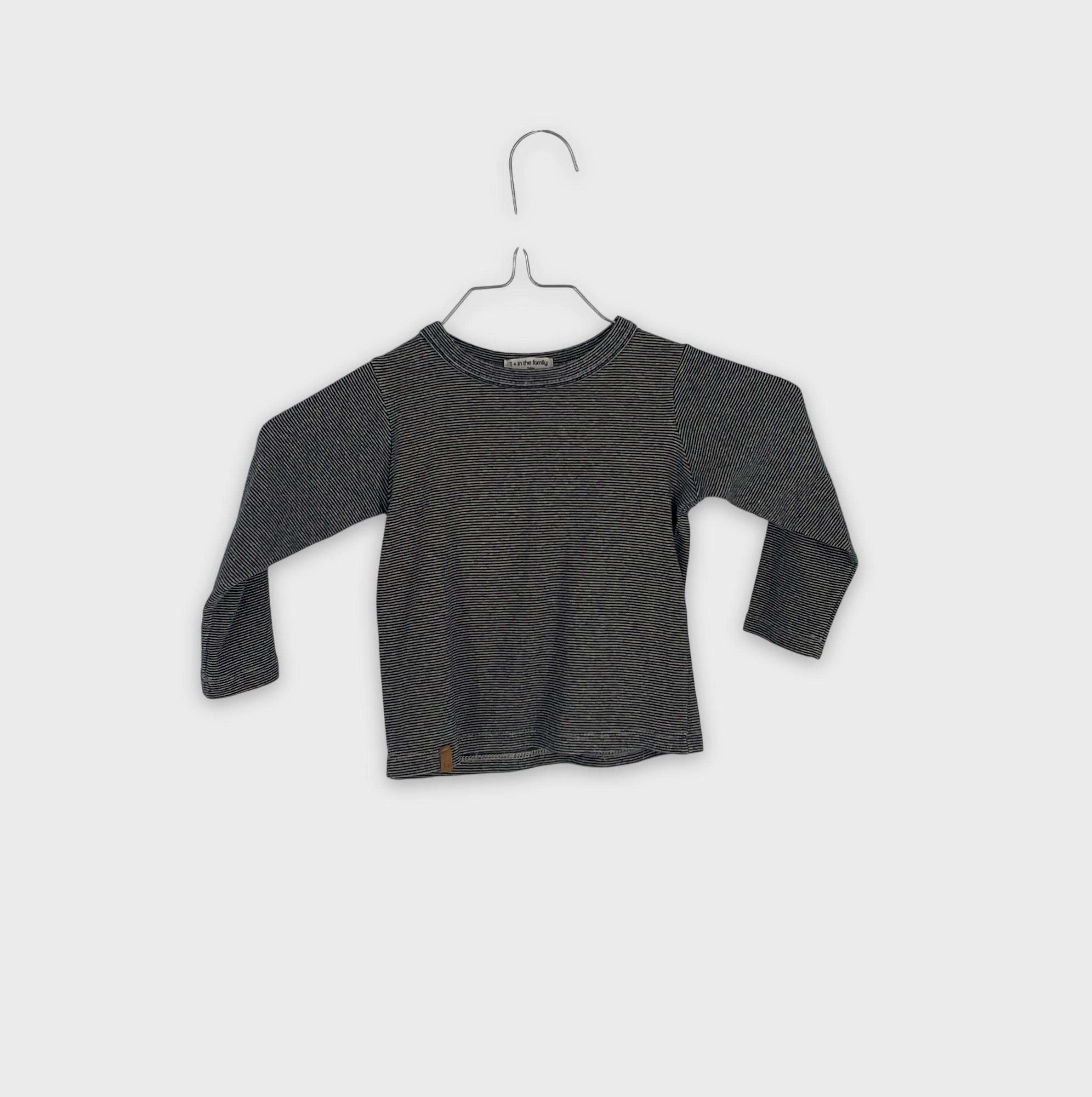 0-T-shirt manches longues 1+ In The Family 24 mois