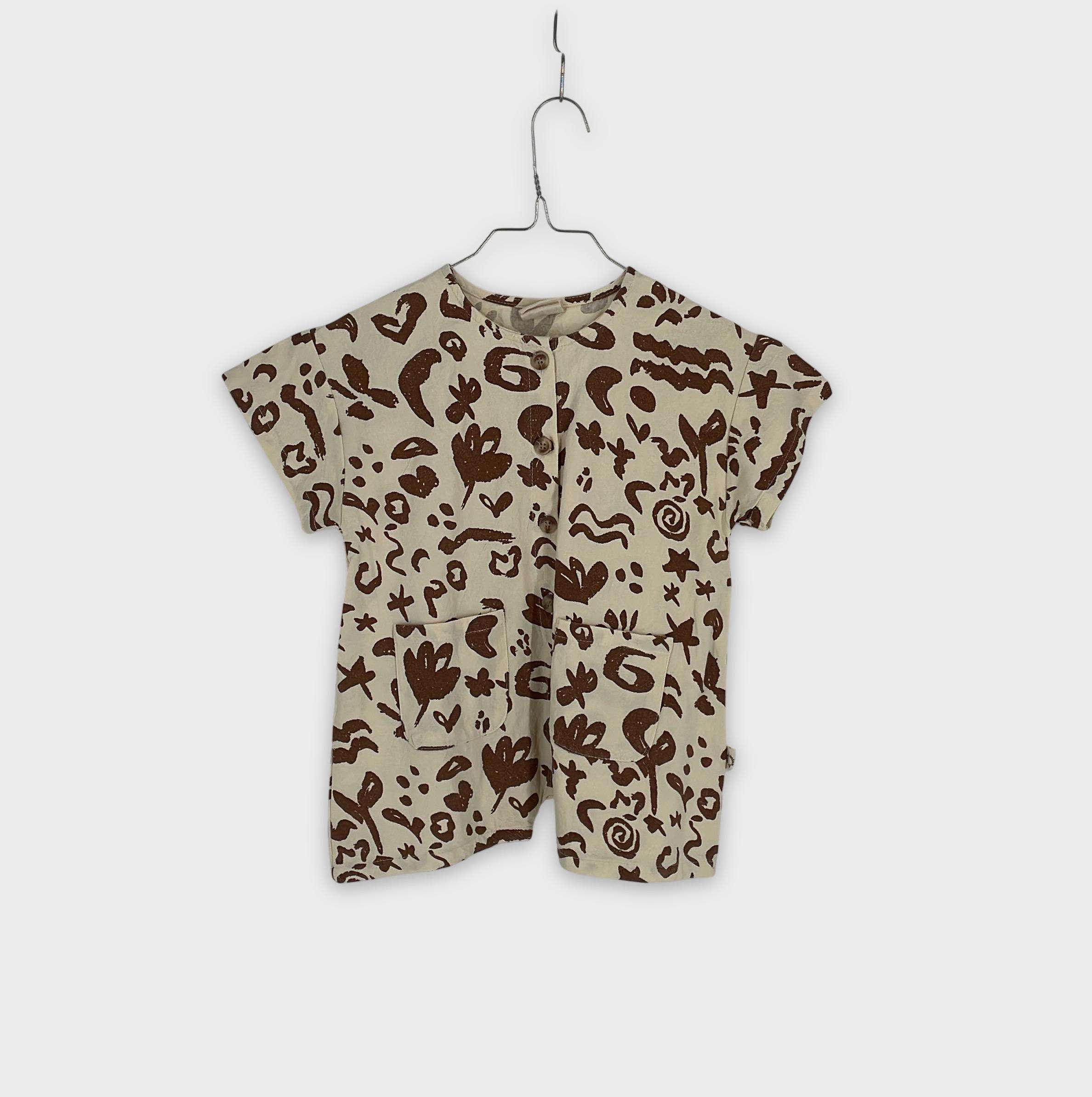 0-Chemise/blouse Gamin Gamine 4-5 Ans