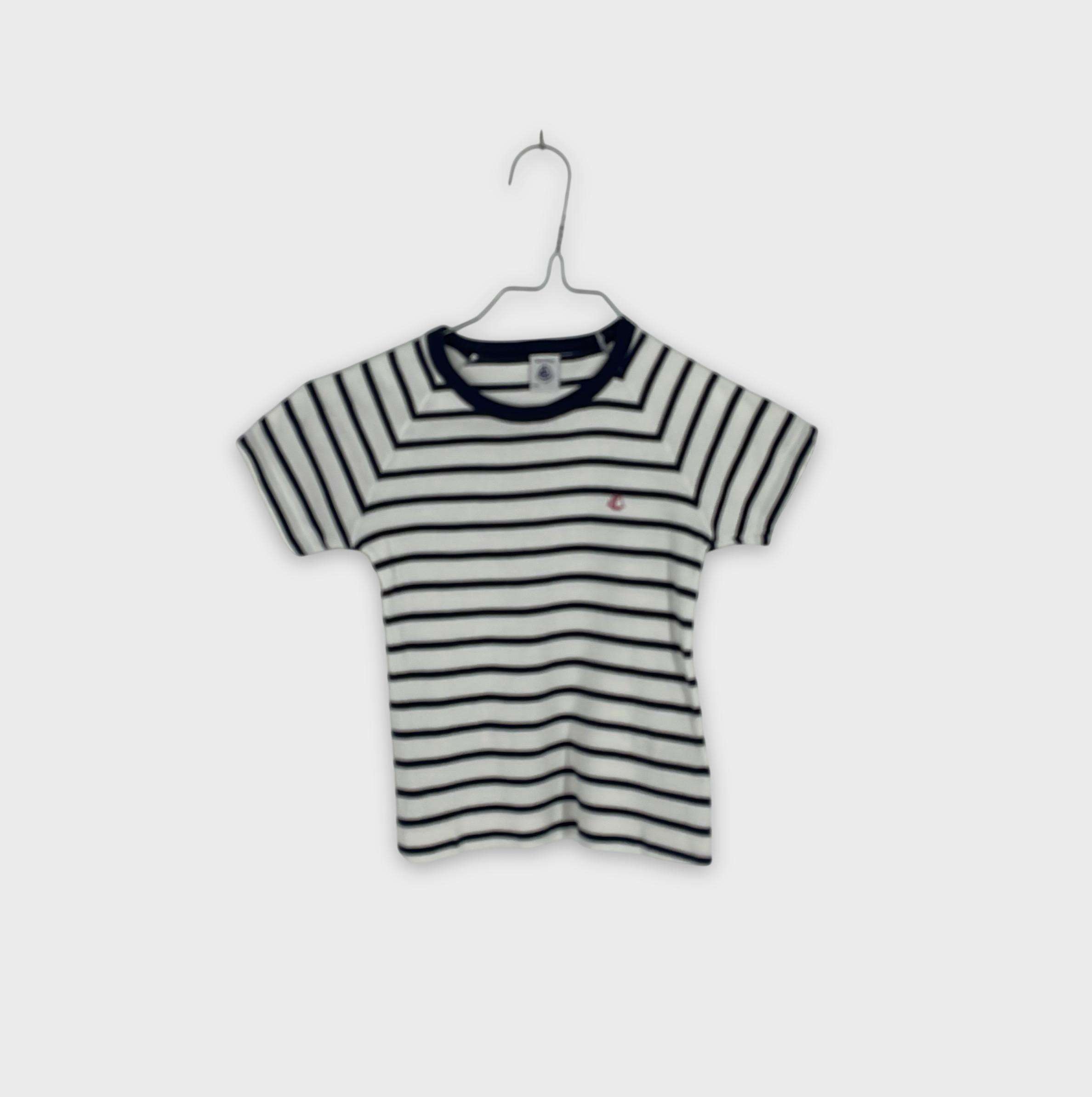 0-T-shirt manches courtes Petit Bateau 5 ans