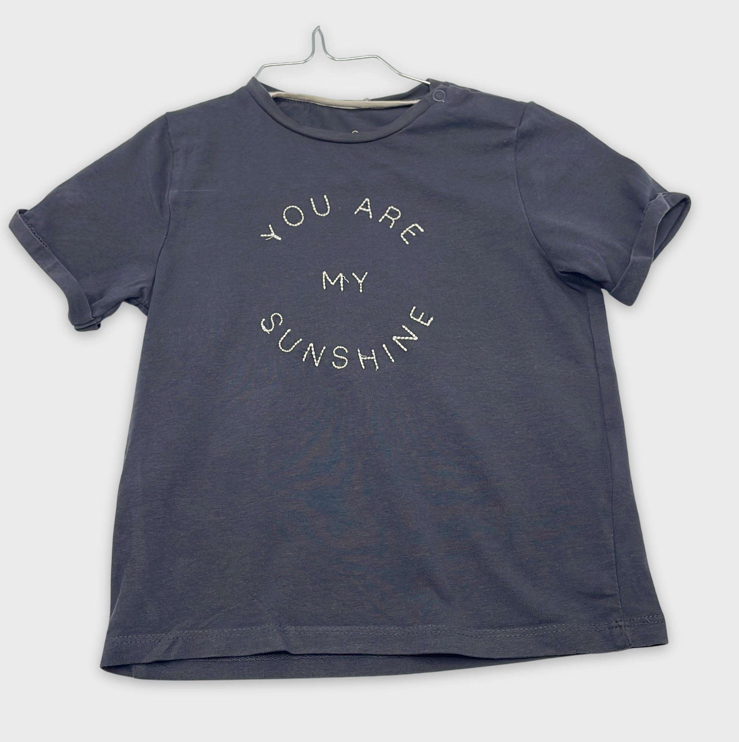0-T-shirt manches courtes Cuddles And Smiles 24 mois
