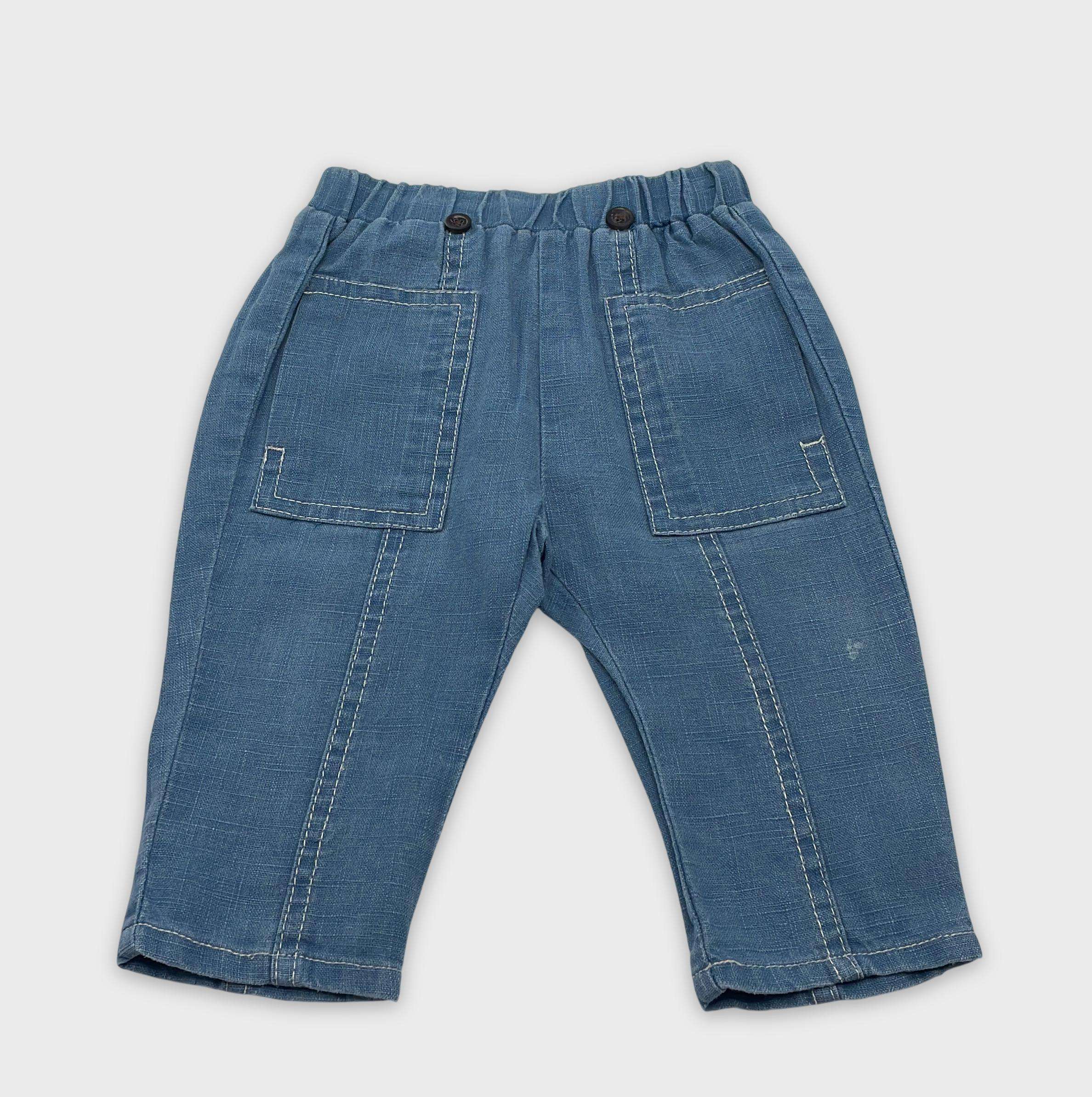 0-Pantalon Zara Baby 6-9 Mois