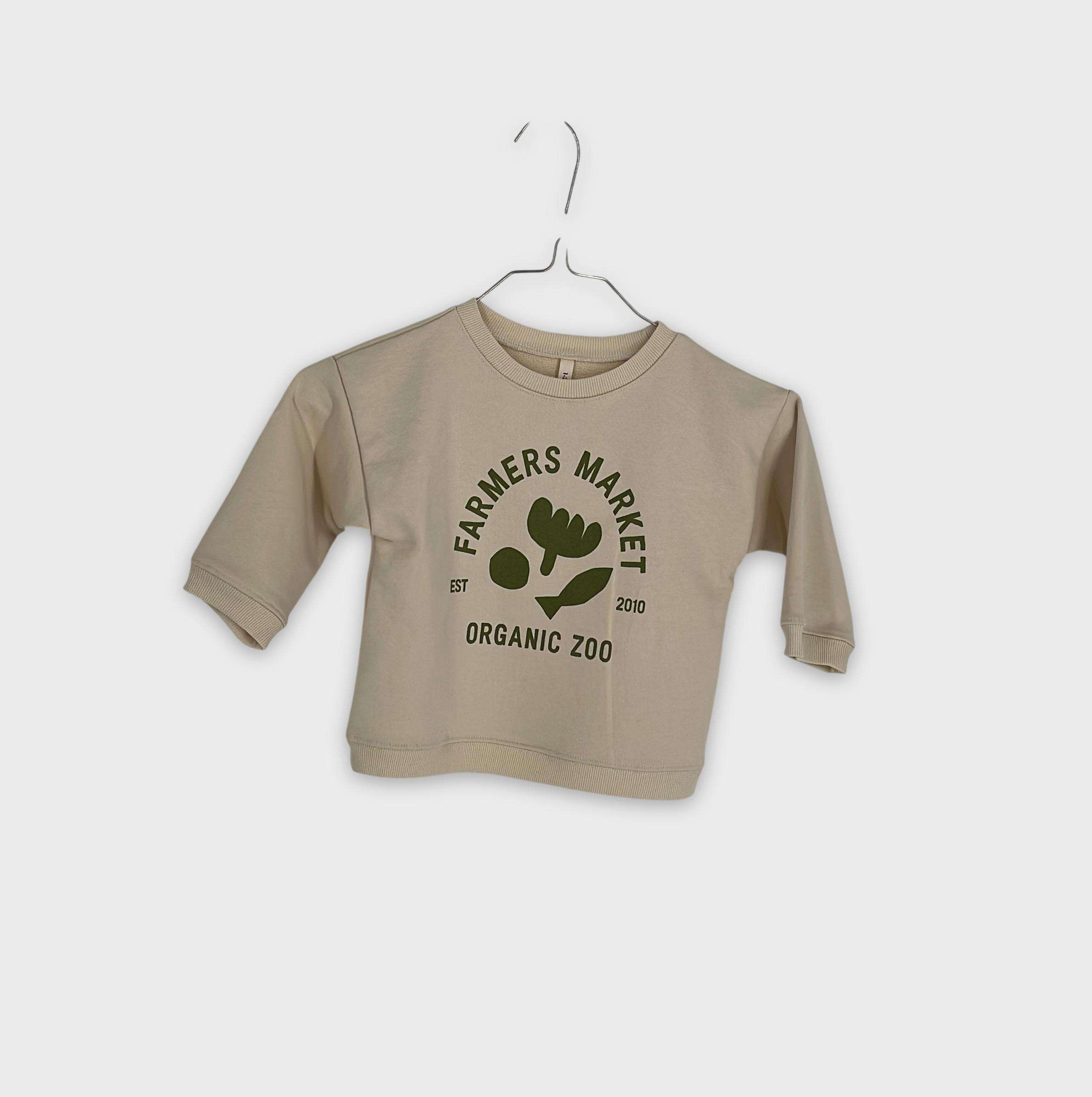 0-Sweat Organic Zoo 12-24 Mois
