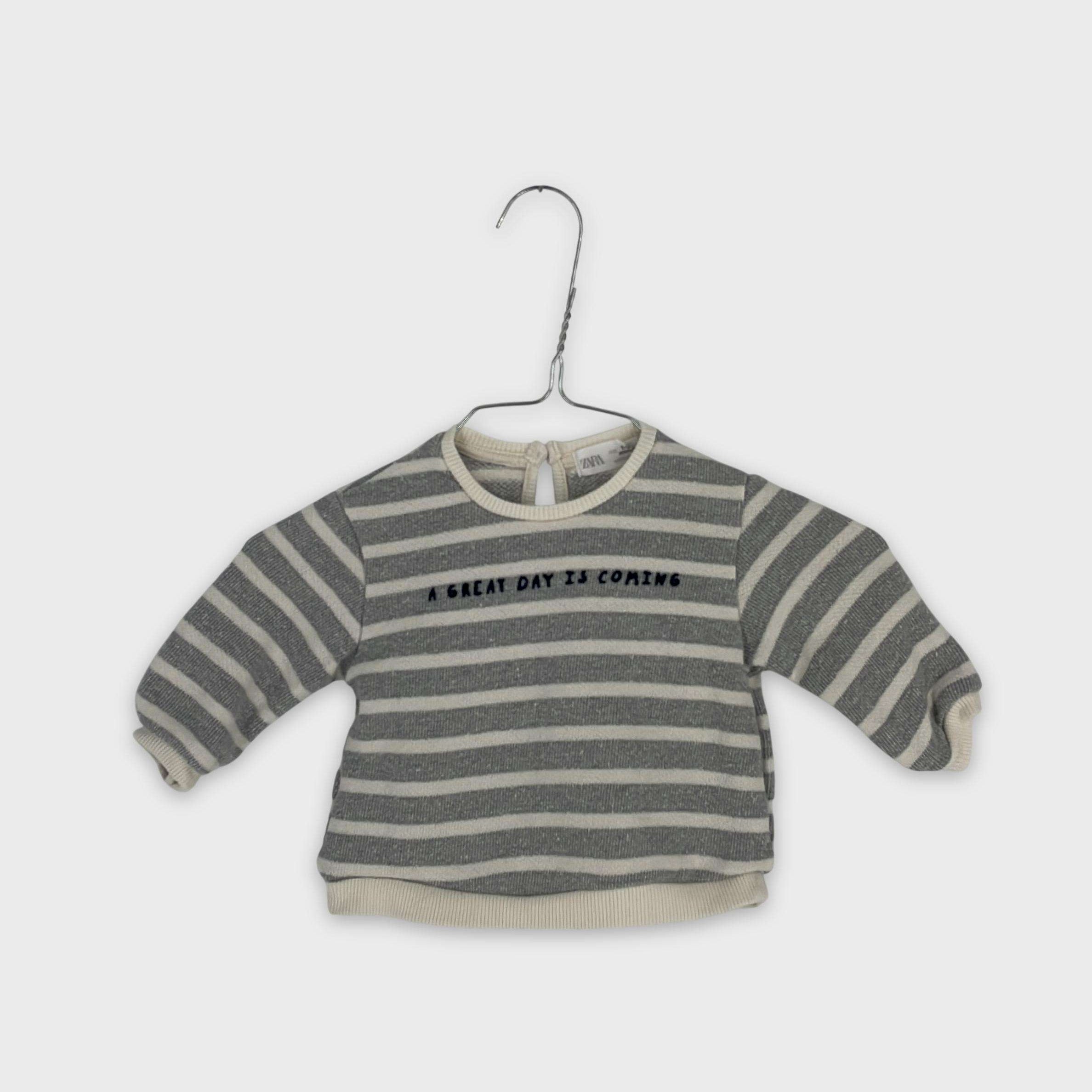 0-Pull Zara Baby 1-3 Mois