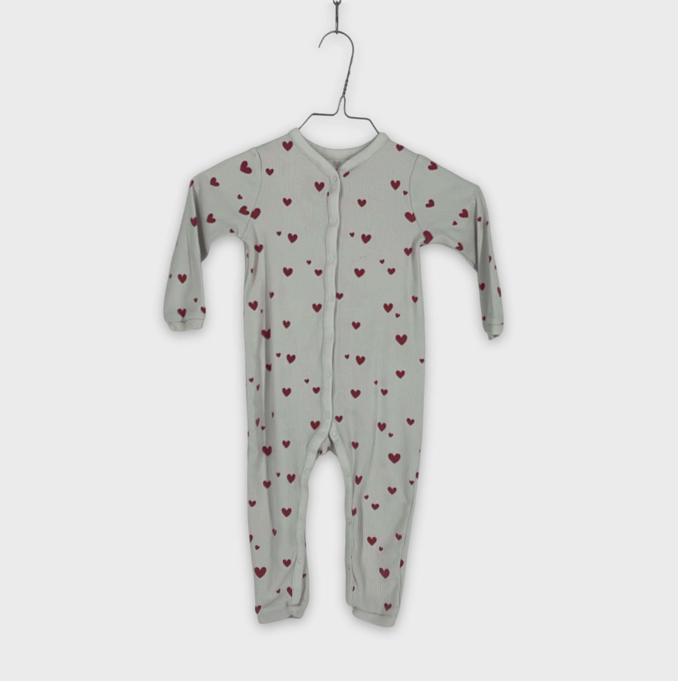0-Pyjama long C&A 12-18 Mois