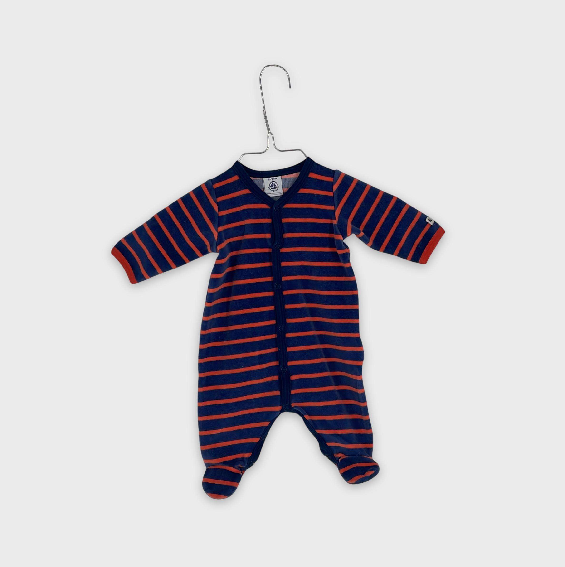 0-Pyjama long Petit Bateau 1 mois