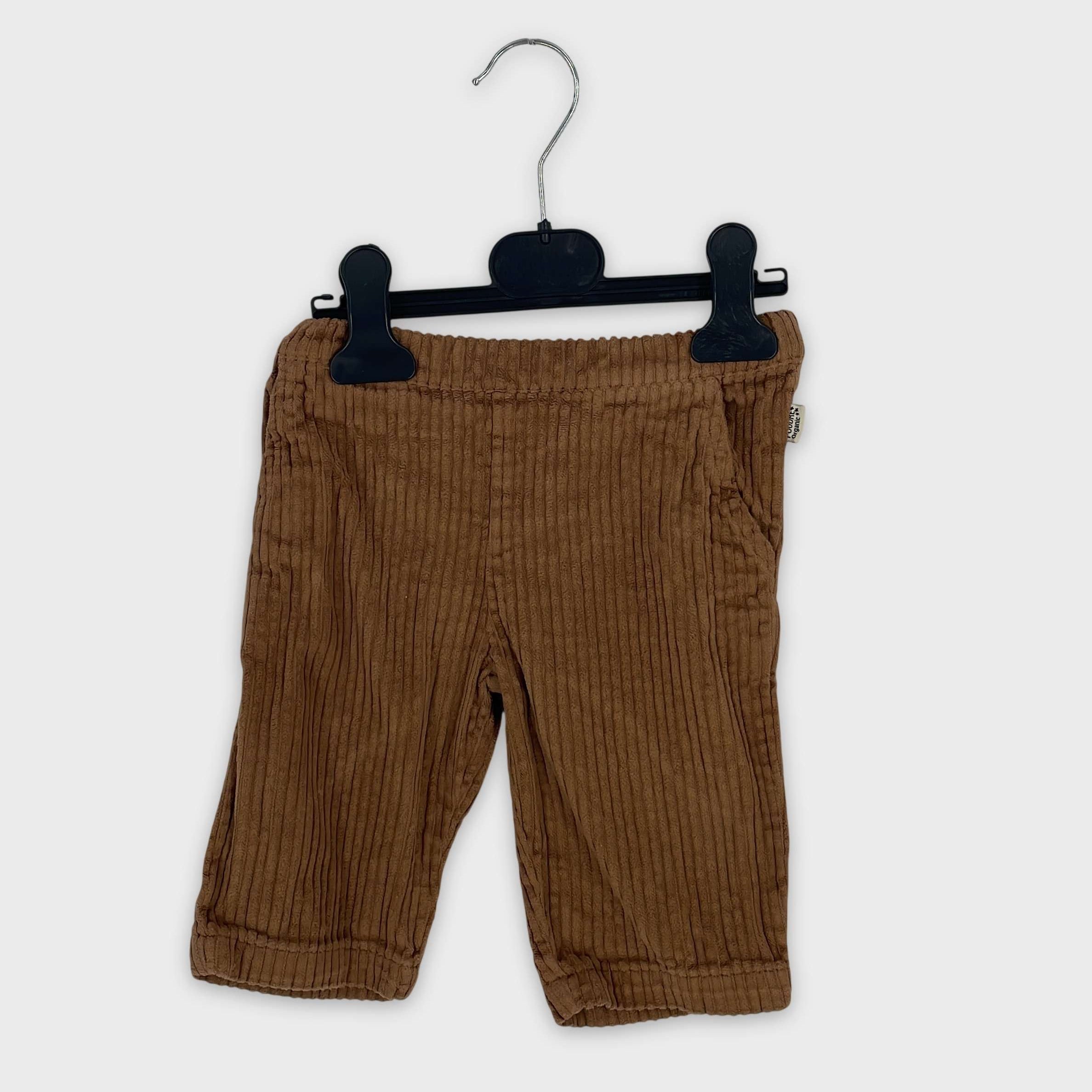0-Pantalon Poudre Organic 12 mois