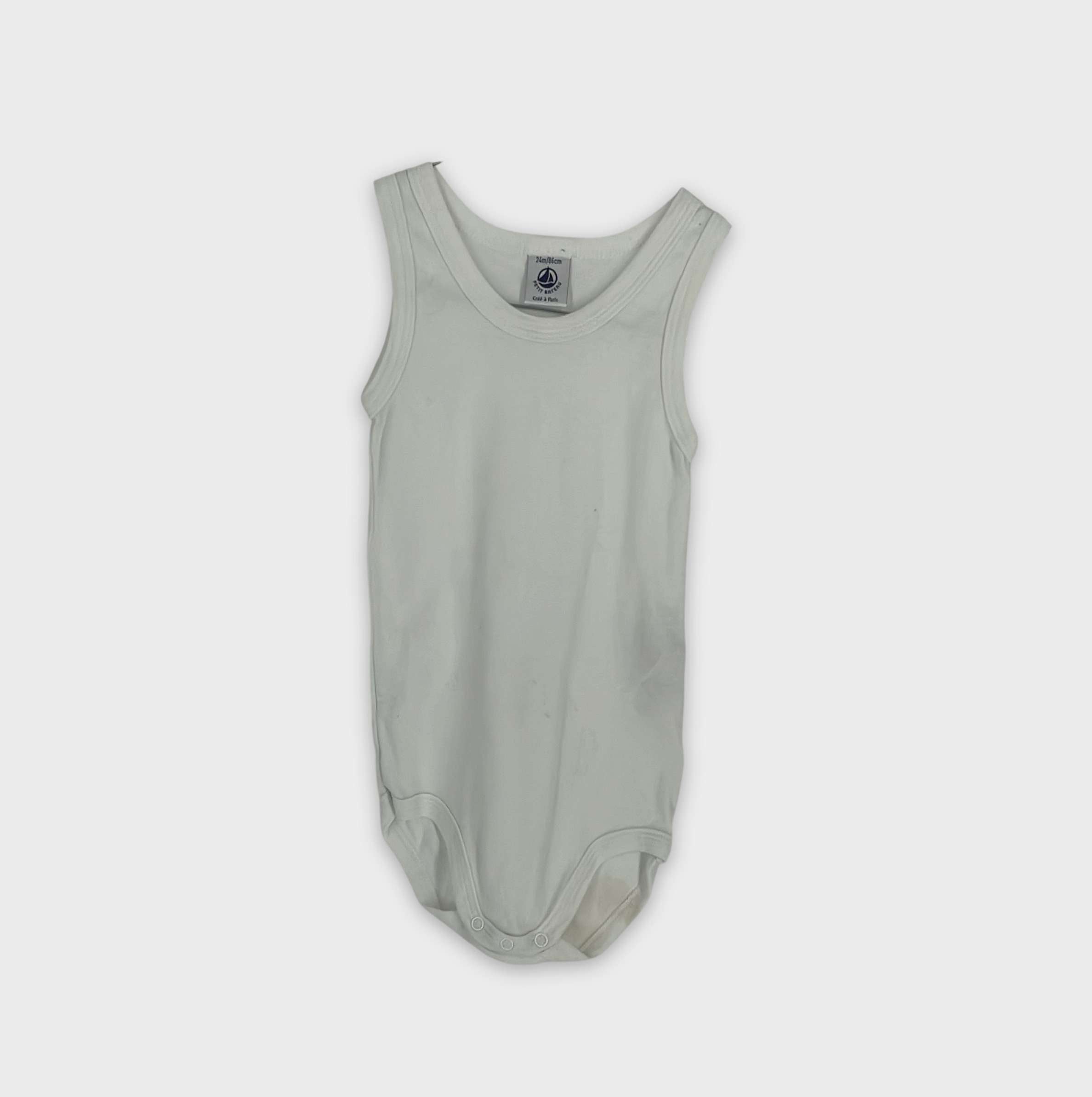 0-T-shirt manches courtes Petit Bateau 24 mois