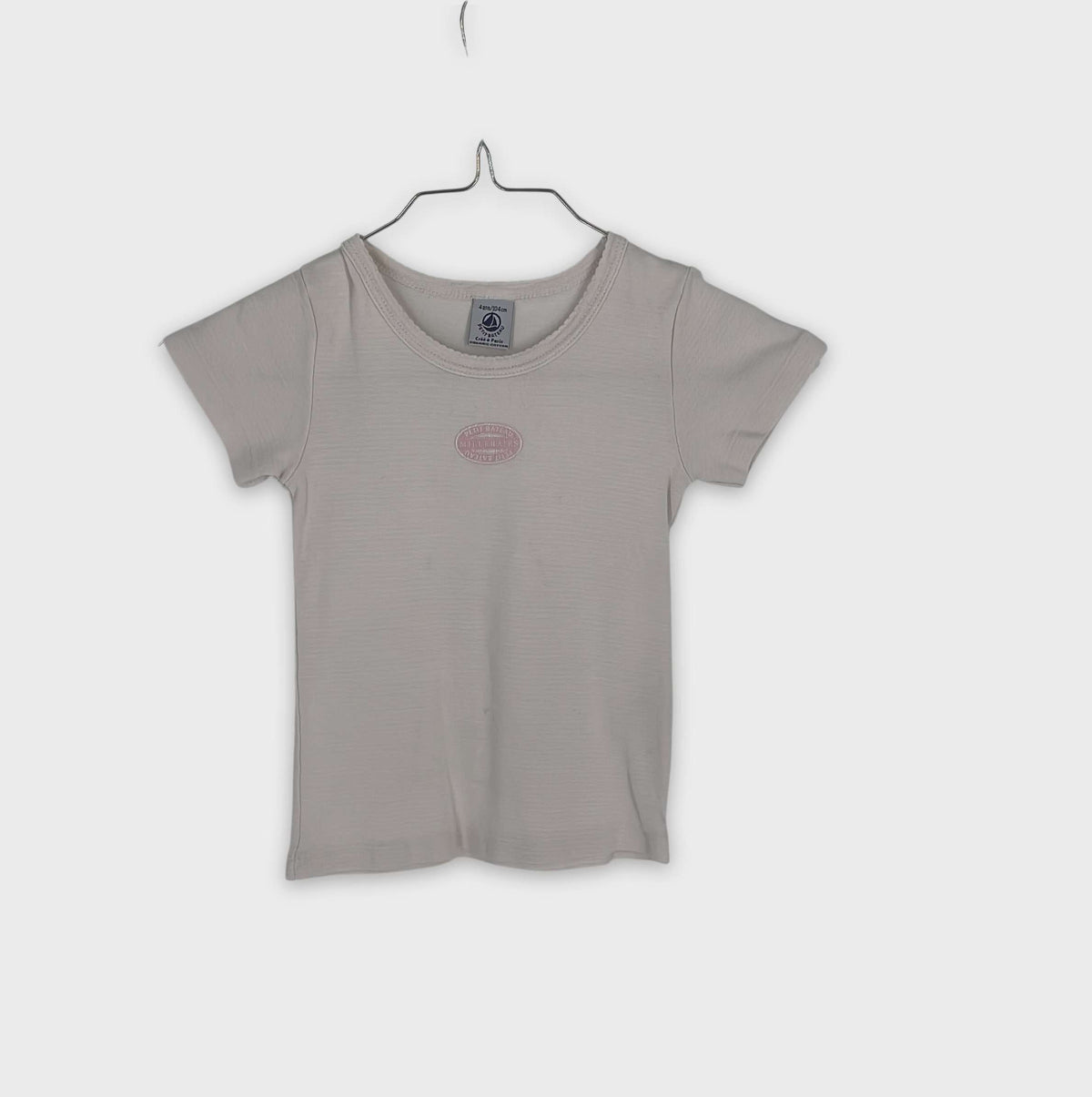 0-T-shirt manches courtes Petit Bateau 4 ans