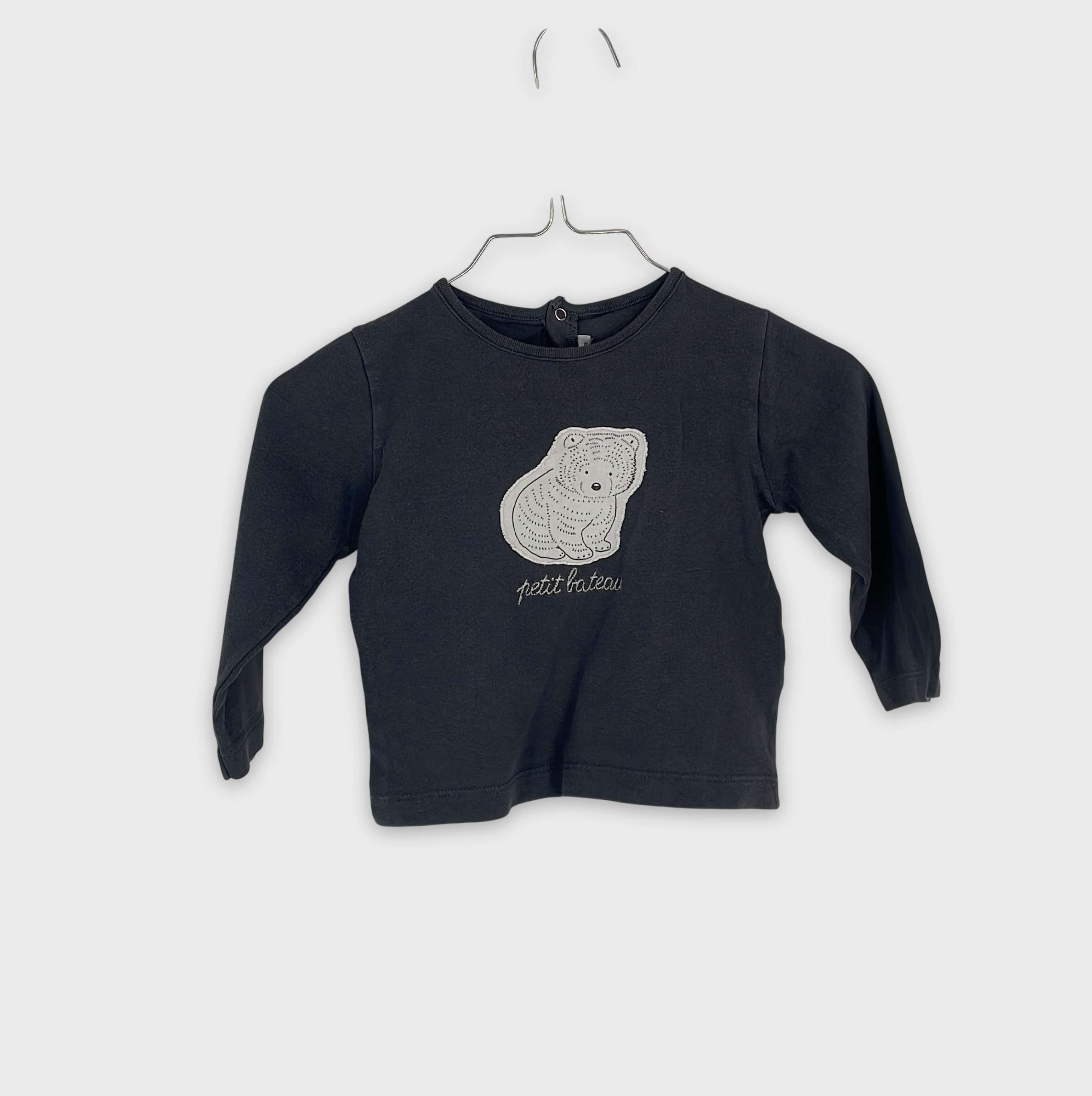 0-T-shirt manches longues Petit Bateau 18 mois