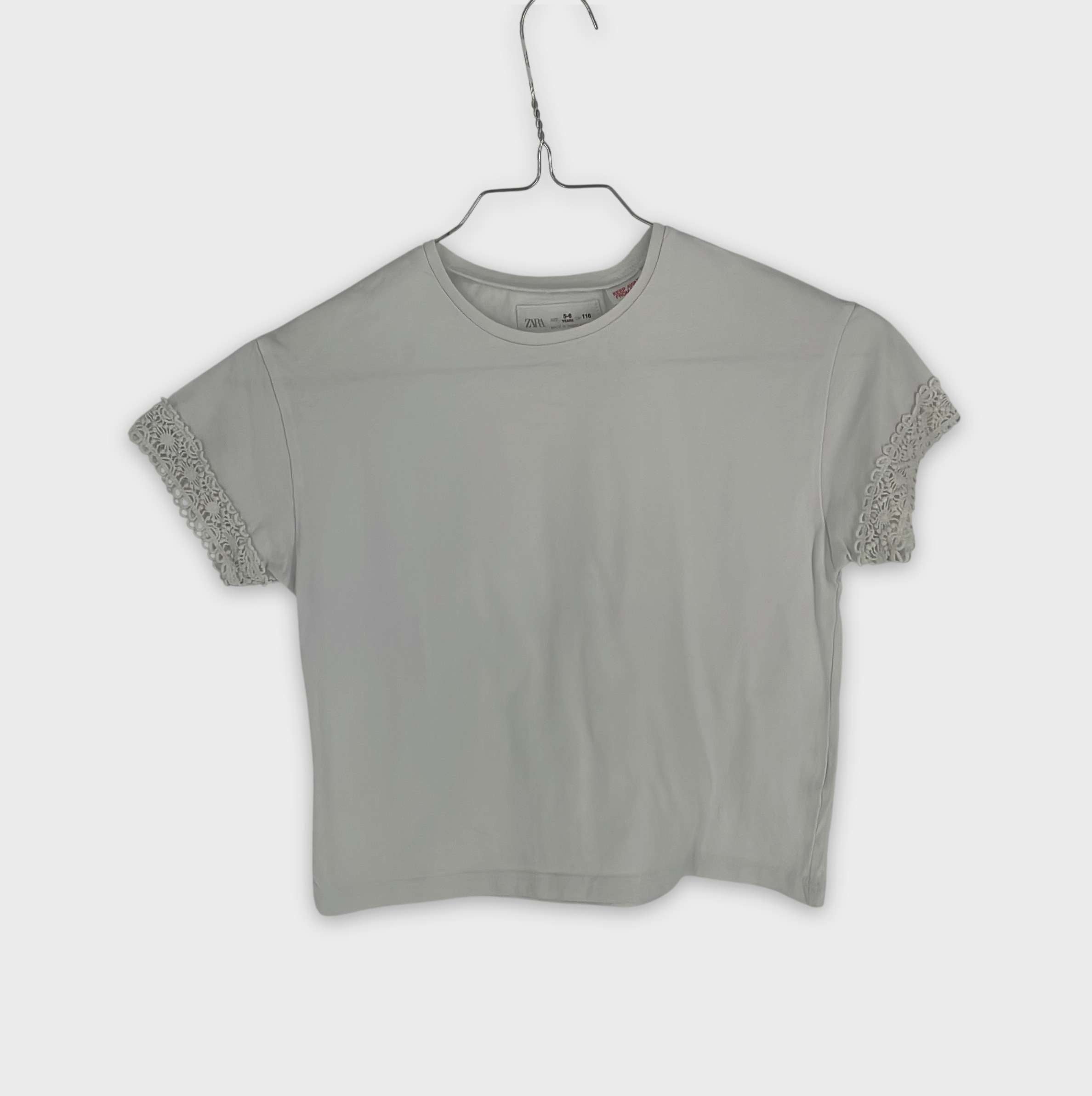 0-T-shirt manches courtes Zara Kids 5-6 Ans