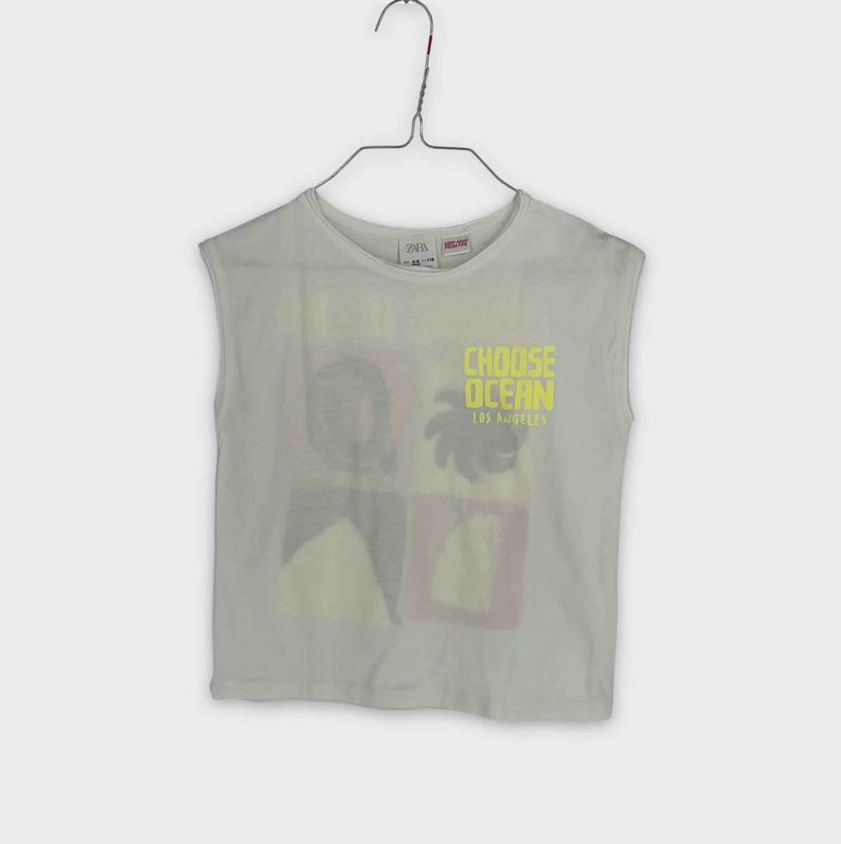 0-T-shirt manches courtes Zara Kids 5-6 Ans