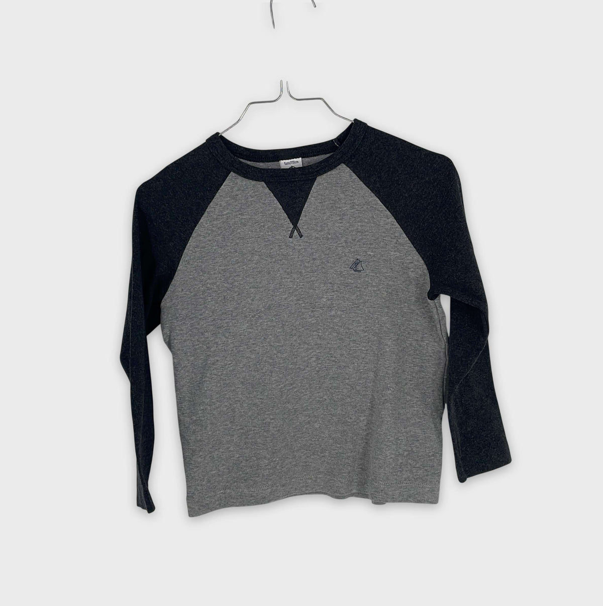 0-T-shirt manches longues Petit Bateau 5 ans