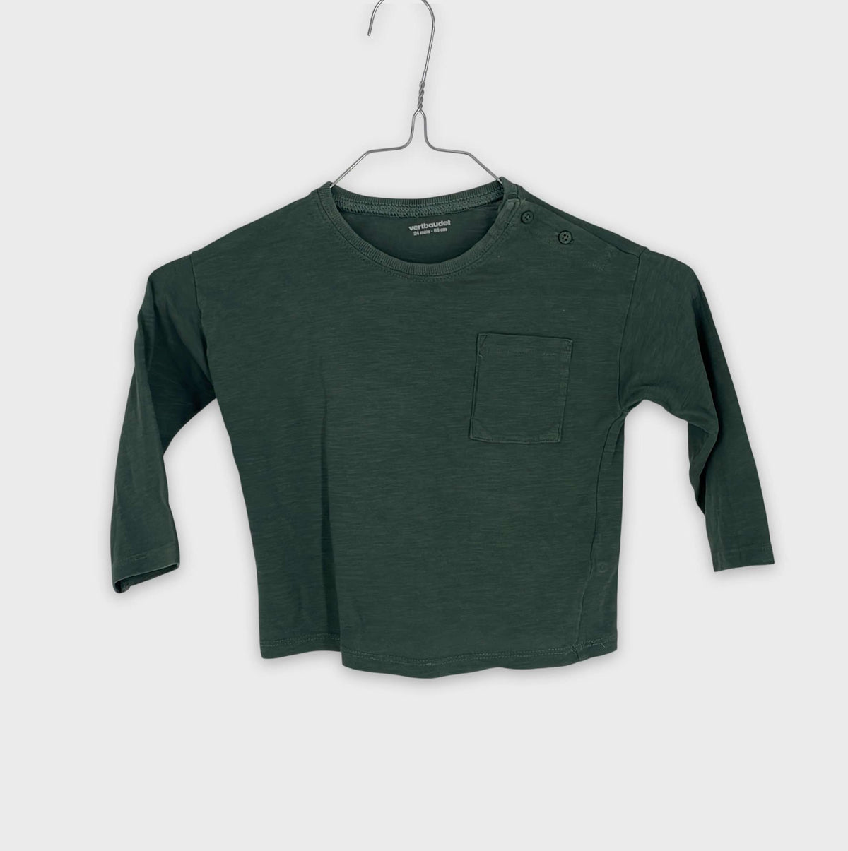 0-T-shirt manches longues Vertbaudet 24 mois