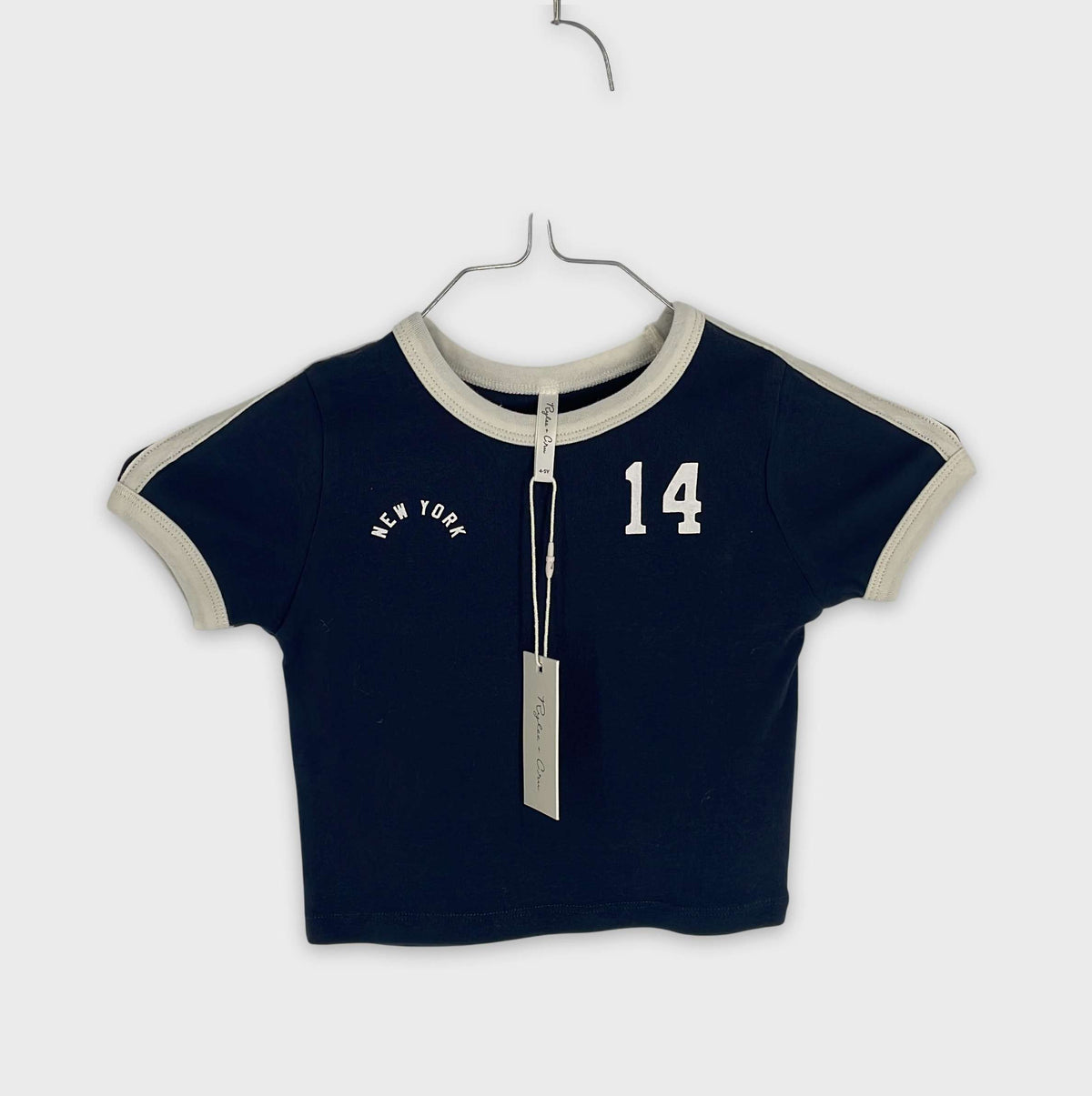 0-T-shirt manches courtes Rylee + Cru 4-5 Ans