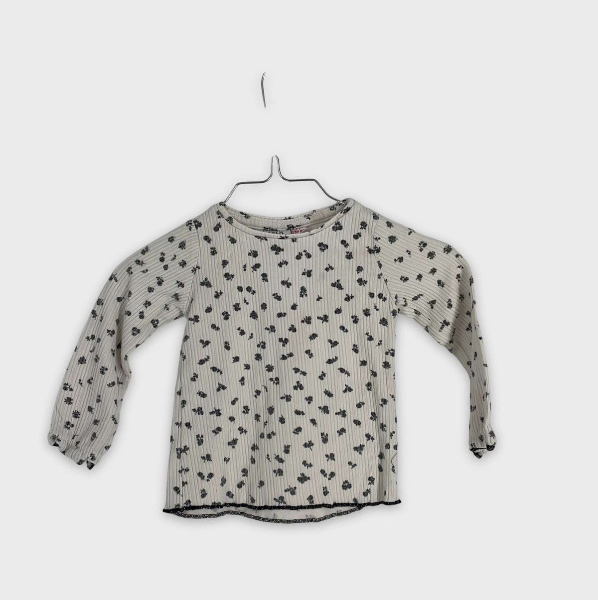0-T-shirt manches longues Zara Kids 9-12 Mois