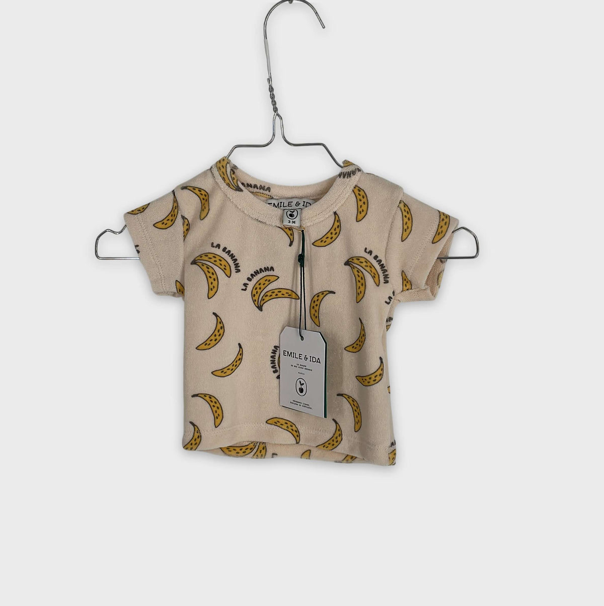 0-T-shirt manches courtes Emile & Ida 3 mois