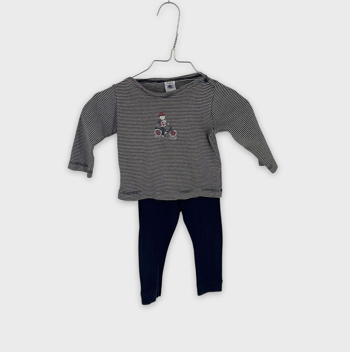 0-Ensemble Petit Bateau 12 mois