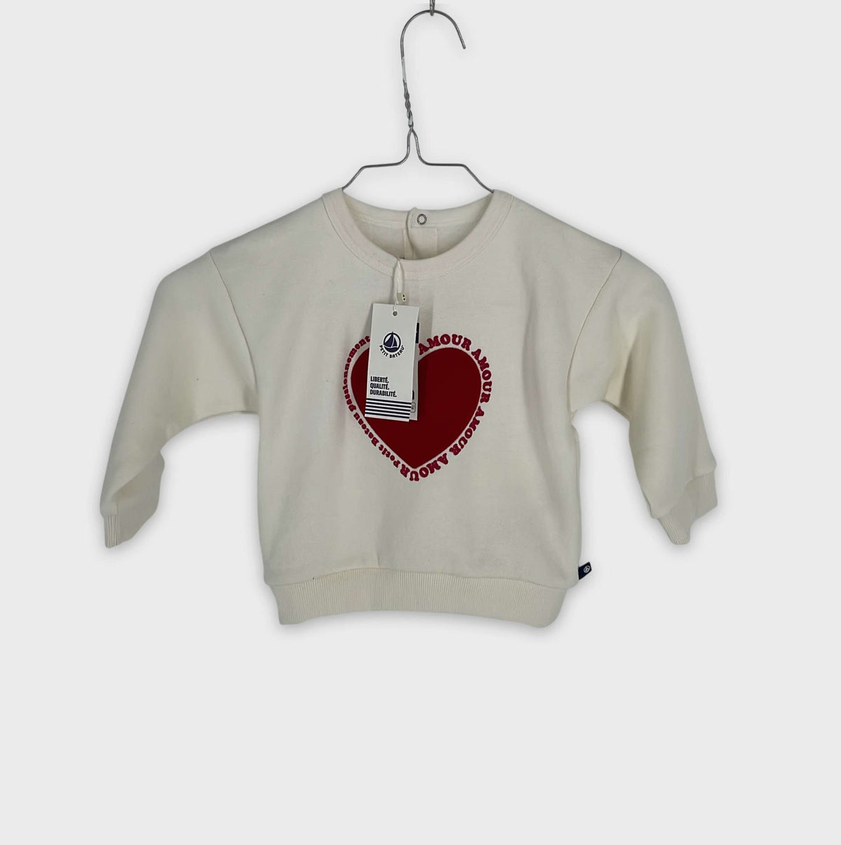 0-Sweat Petit Bateau 18 mois