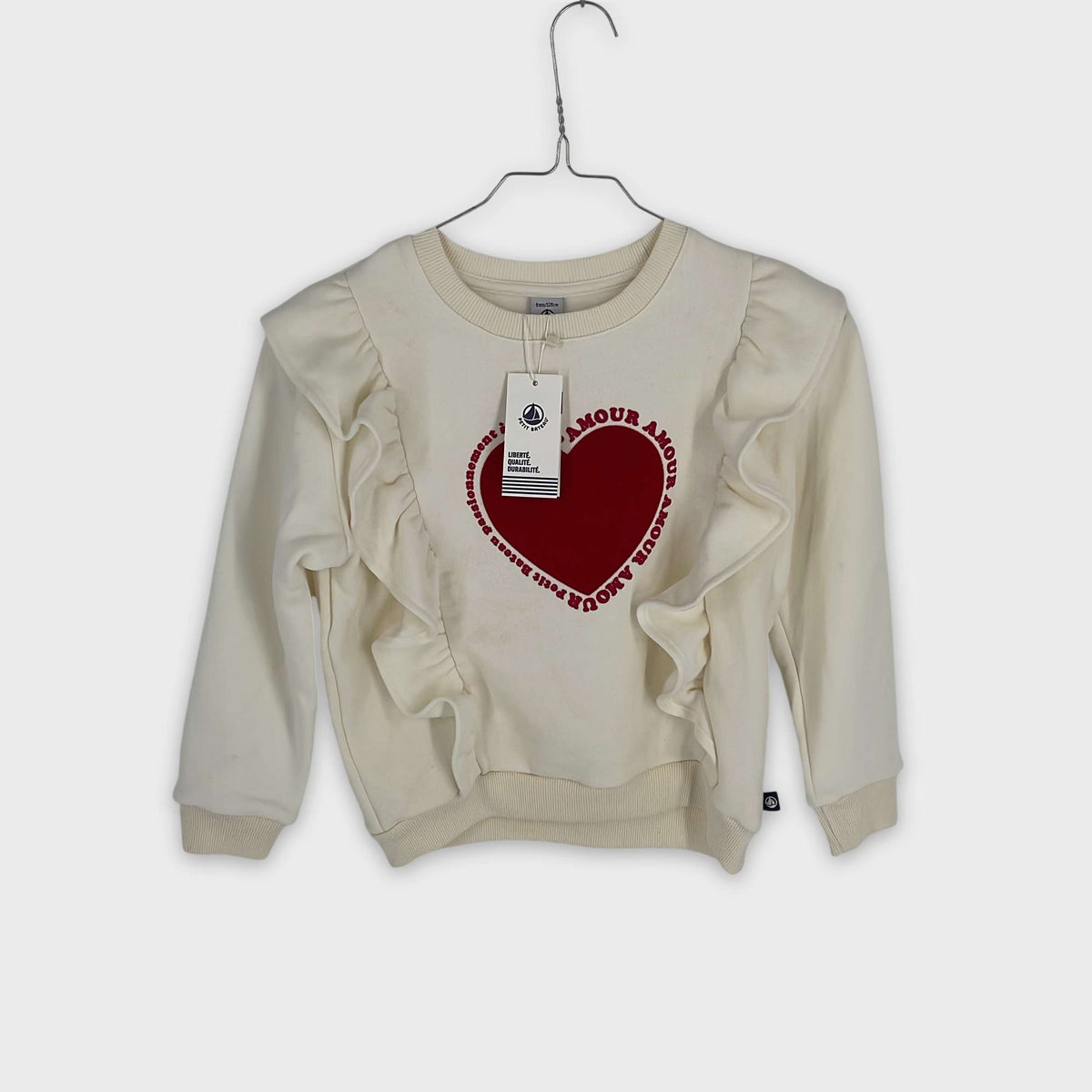 0-Sweat Petit Bateau 8 ans