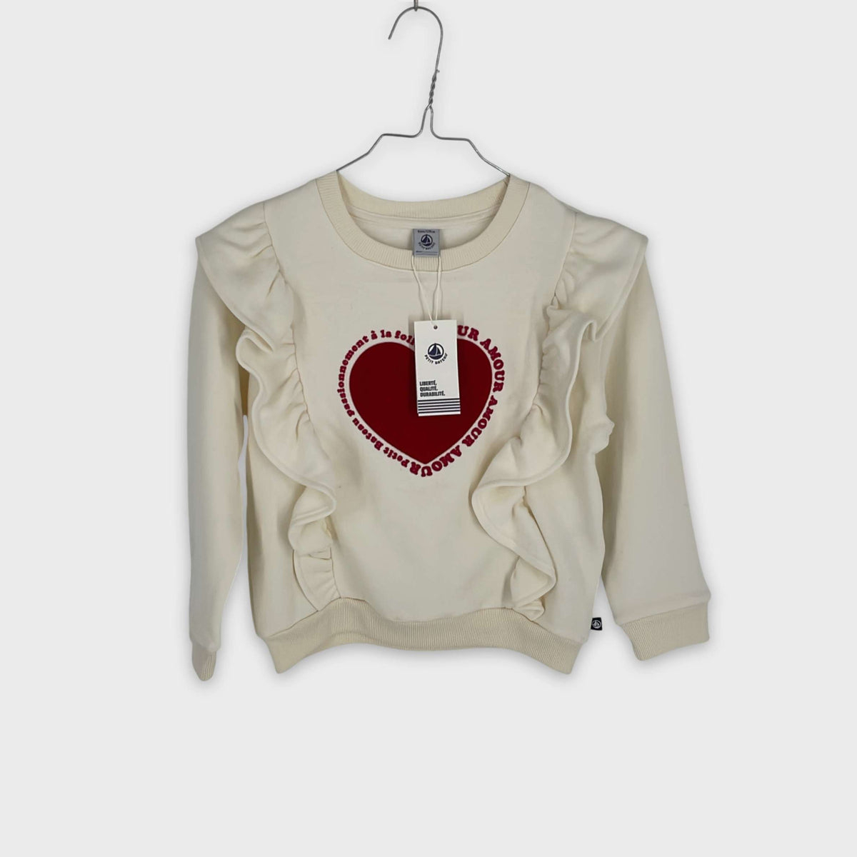 0-Sweat Petit Bateau 8 ans