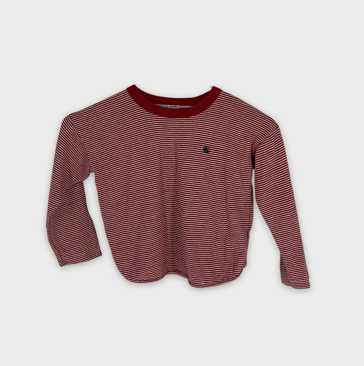 0-T-shirt manches longues Petit Bateau 5 ans