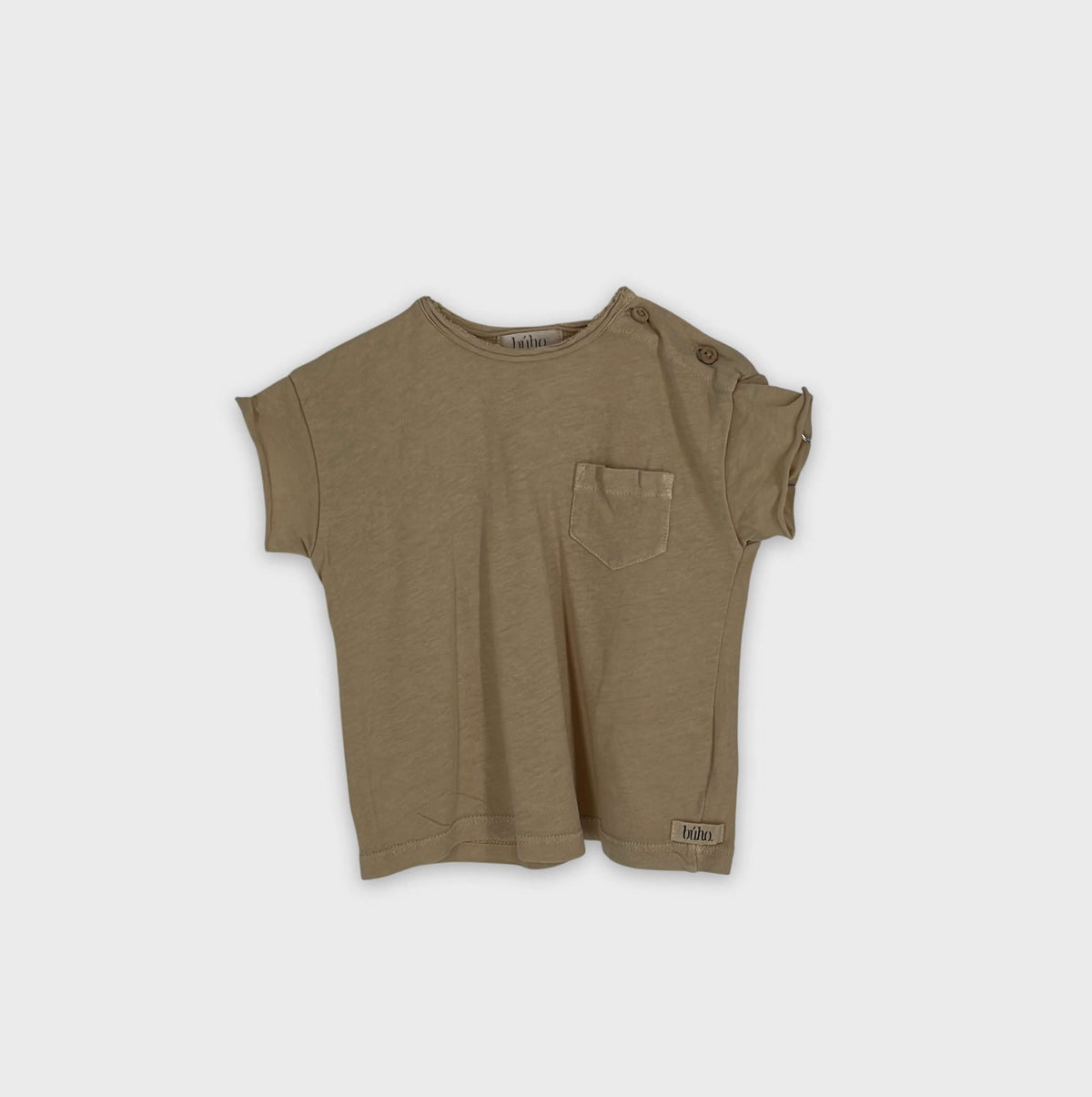 0-T-shirt manches courtes Búho 6 mois