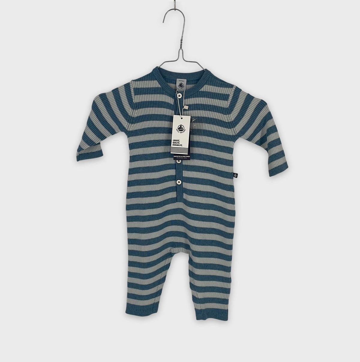 0-Barboteuse Petit Bateau 12 mois