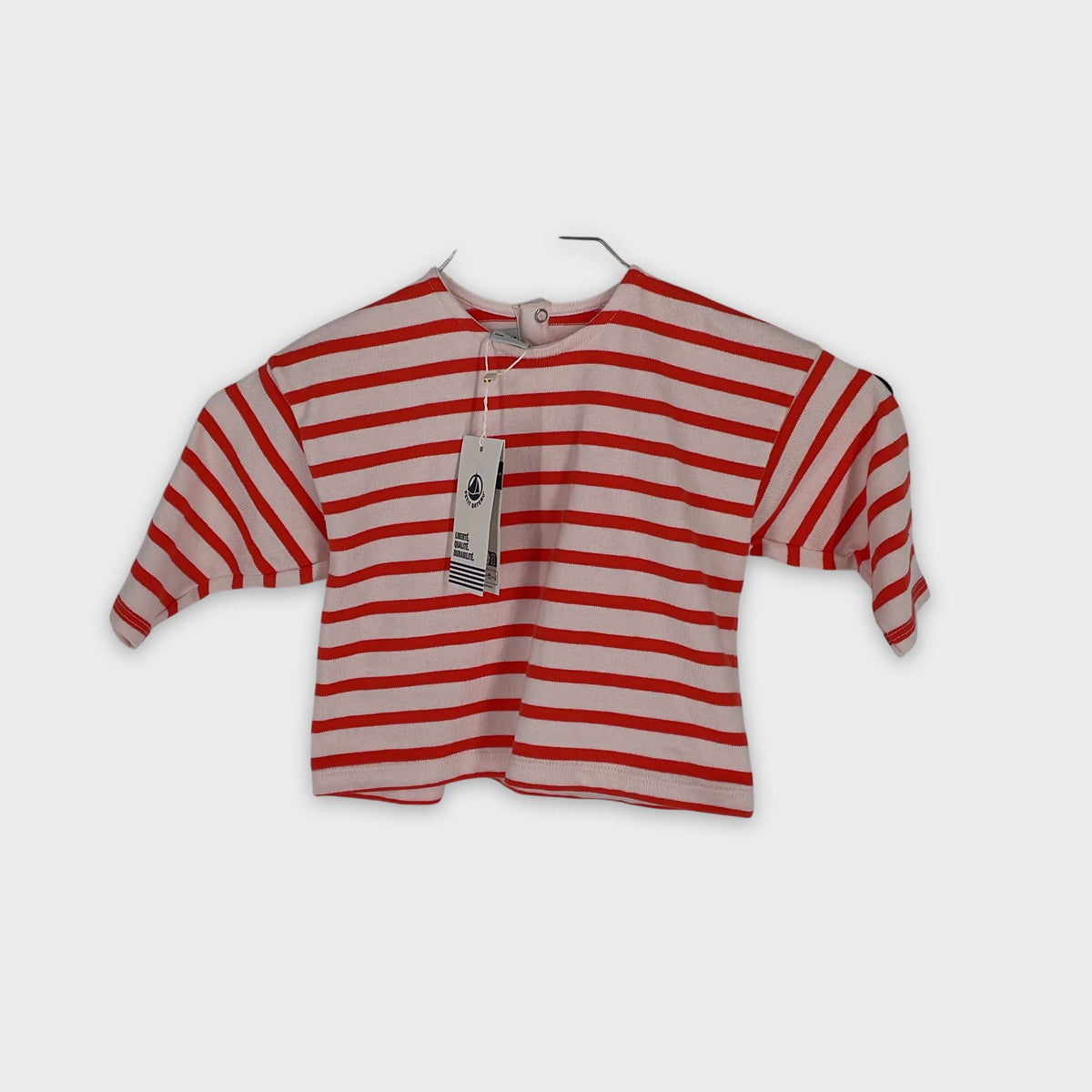 0-T-shirt manches longues Petit Bateau 12 mois