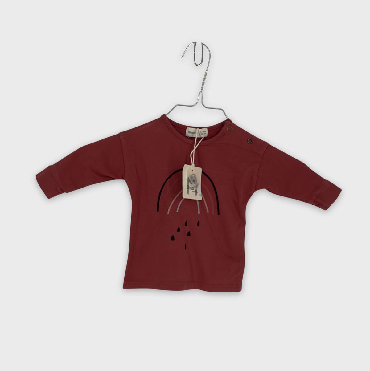 0-T-shirt manches longues Bean'S 1-3 Mois