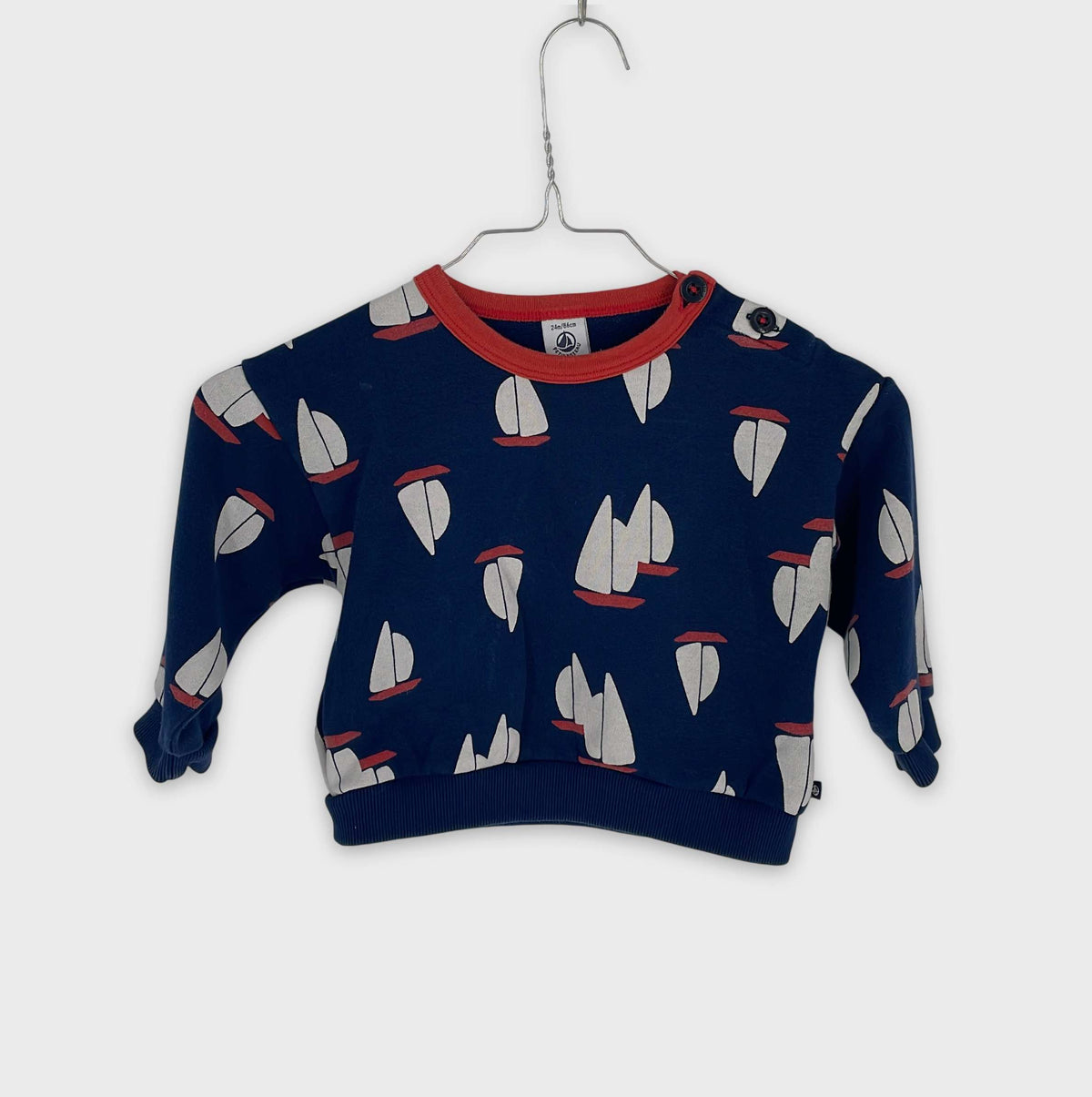 0-Sweat Petit Bateau 24 mois