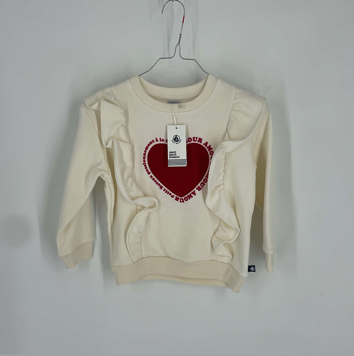 0-Sweat Petit Bateau 6 ans
