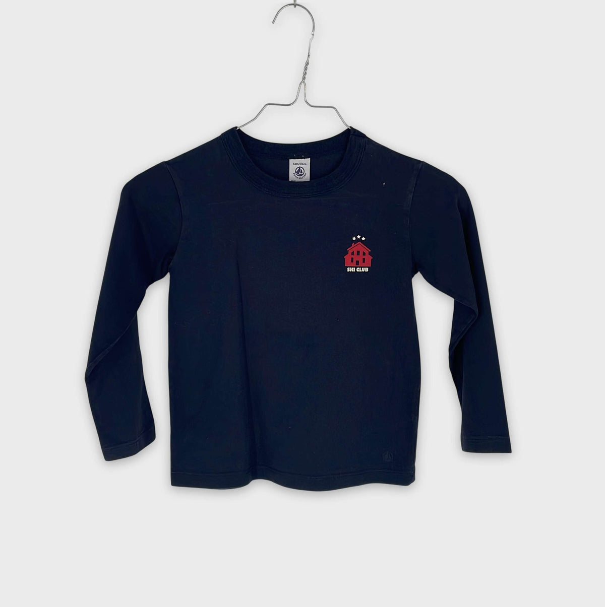 0-T-shirt manches longues Petit Bateau 6 ans