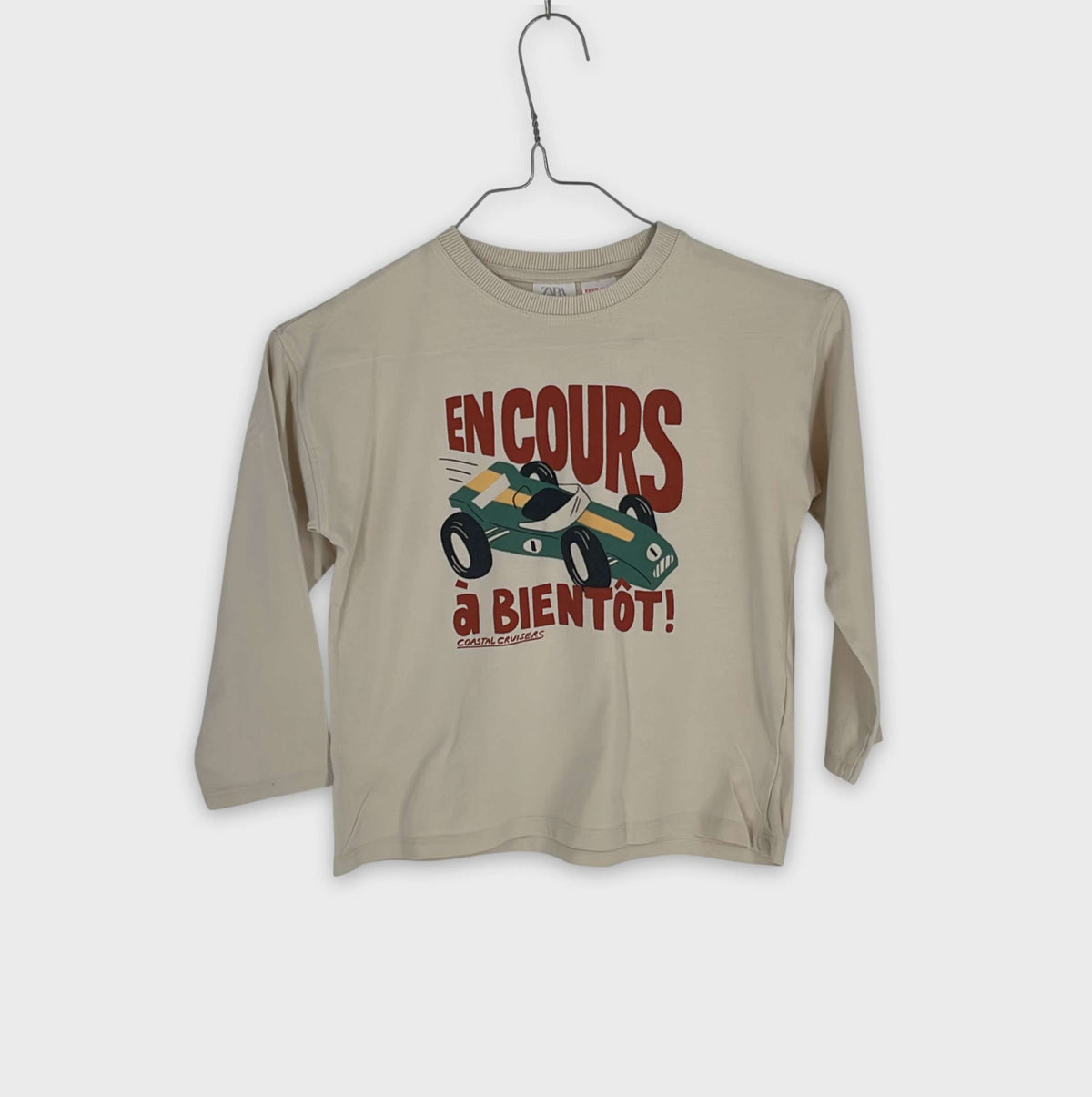 0-T-shirt manches longues Zara Kids 5-6 Ans