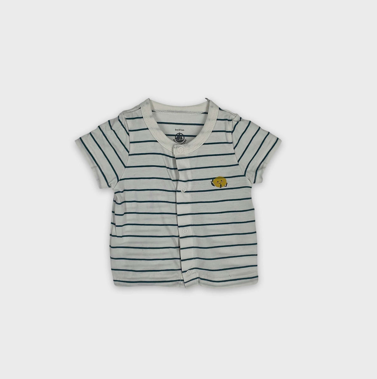 0-T-shirt manches courtes Petit Bateau 6 mois