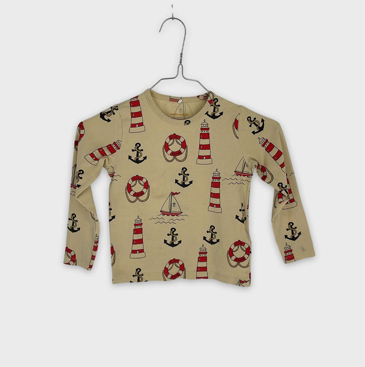 0-T-shirt manches longues Mini Rodini 4-5 Ans