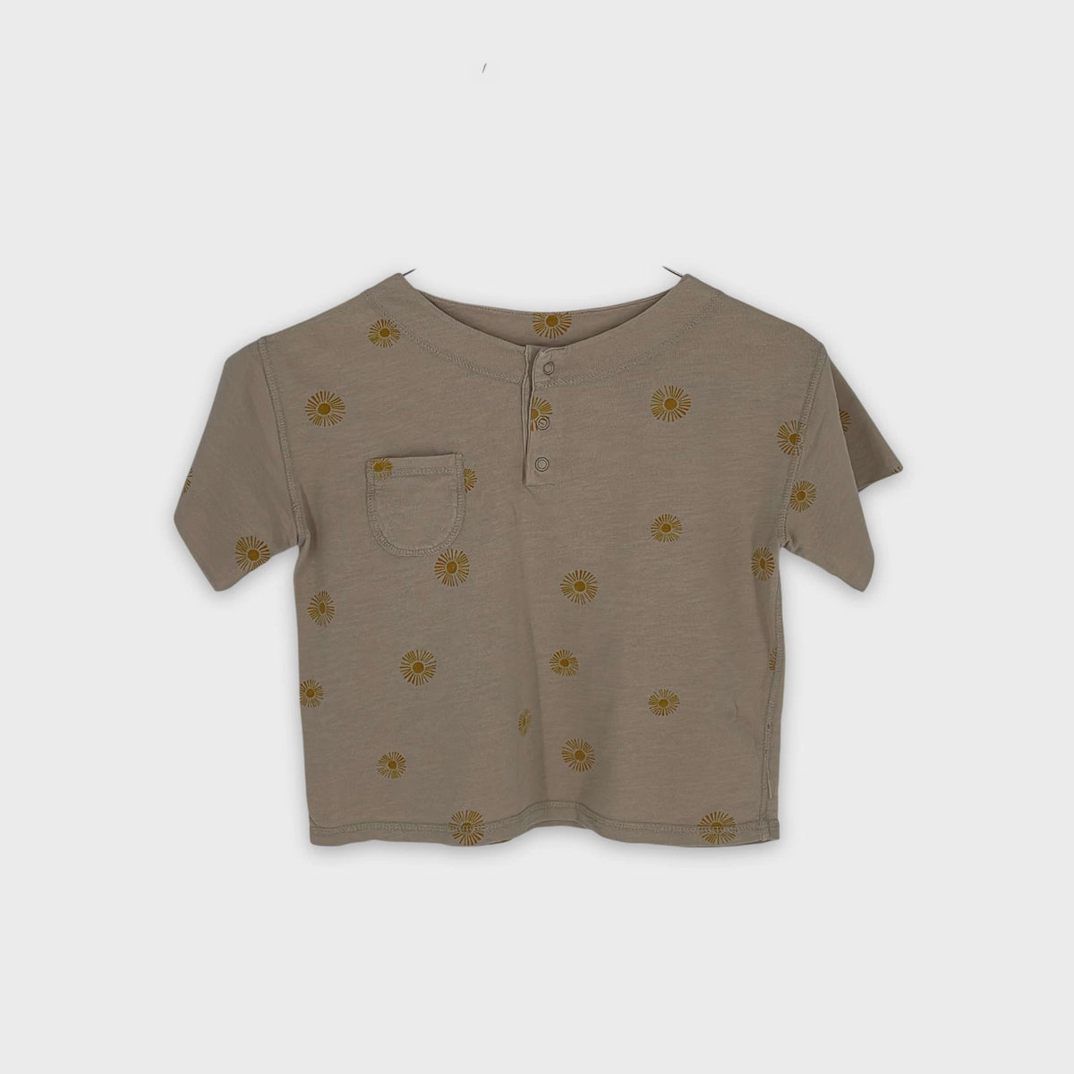 0-T-shirt manches courtes Bonjour