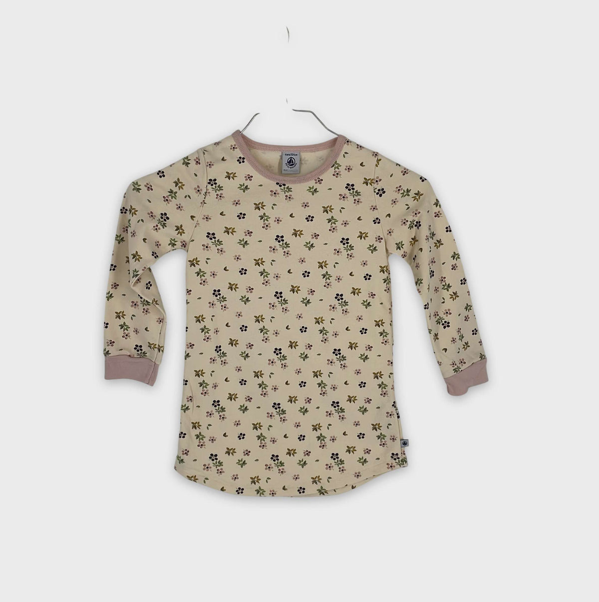 0-T-shirt manches longues Petit Bateau 4 ans