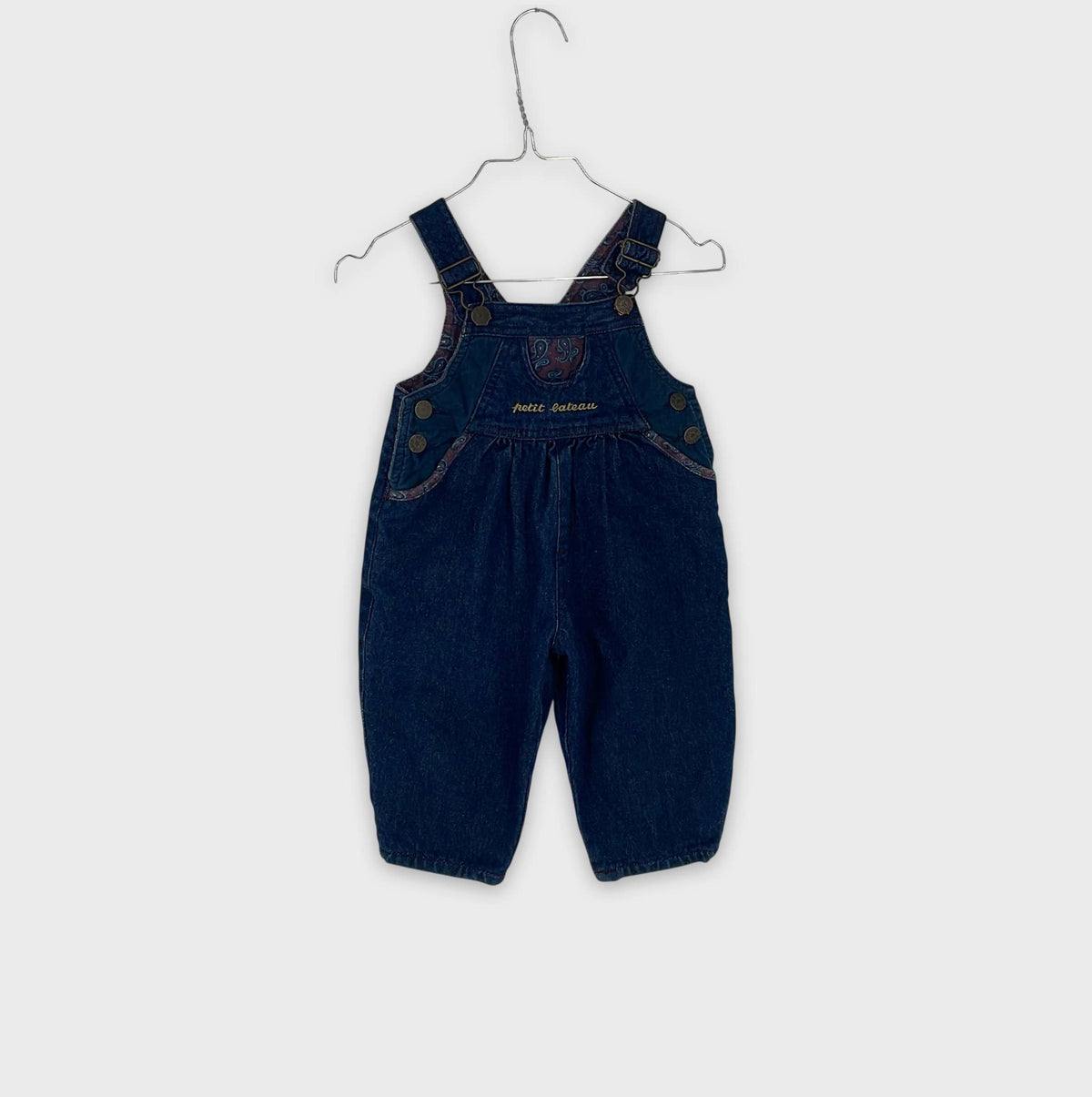 0-Salopette (longue) Petit Bateau 12 mois