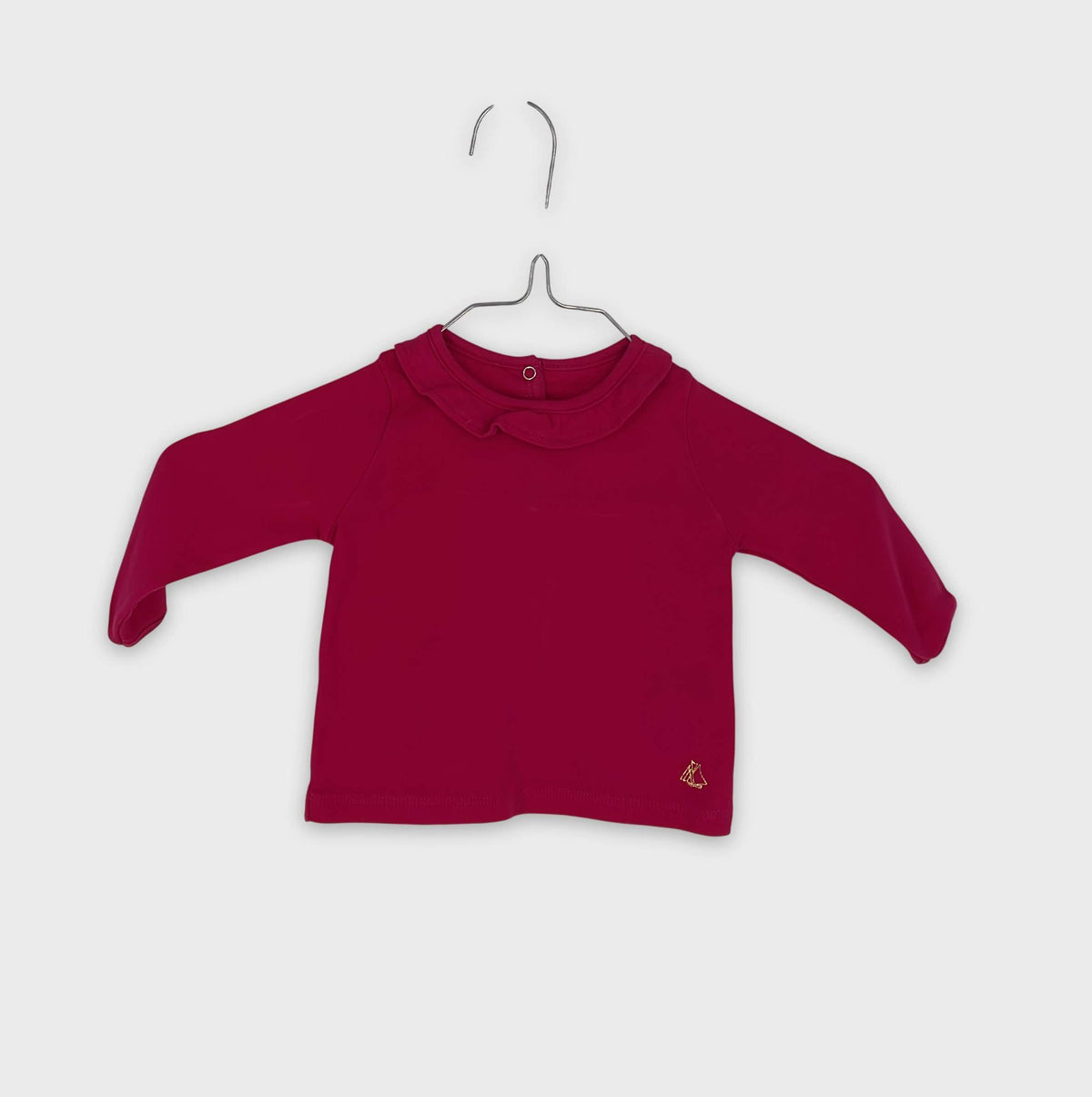 0-T-shirt manches longues Petit Bateau 6 mois